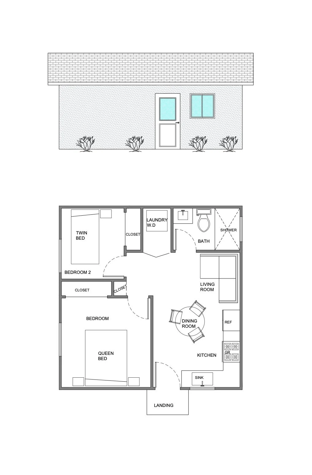 2 bedroom ADU