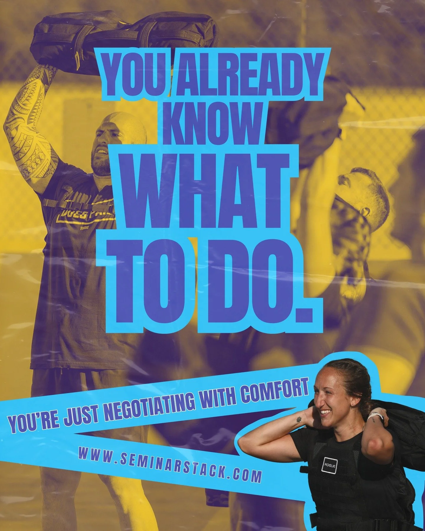 You already know what to do. You&rsquo;re just negotiating with comfort.

Comfort loves excuses.
Discipline loves receipts.

Choose who you&rsquo;re listening to today.
SEE YOU ON THE MATS