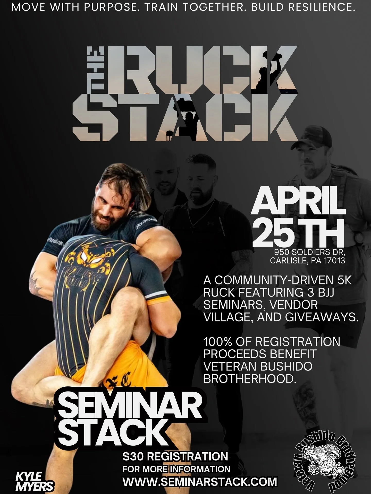 The RuckStack is going down!

This one&rsquo;s for the people who miss doing hard things with good humans.

We start together. We carry the weight together. We finish together&hellip;.no drops.

📅 April 25th
Benefitting Veteran Bushido Brotherhood
&