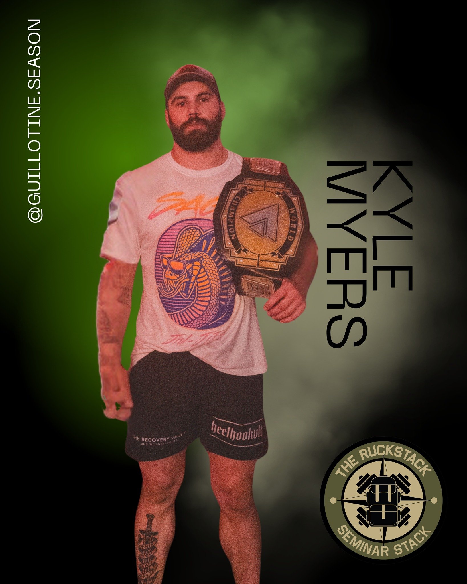 RuckStack Instructor Announcement

15+ years on the mats. Still competing. Still hunting finishes. From Finishers champion to running Saga Jiu-Jitsu, Kyle brings a game that works when it&rsquo;s uncomfortable&hellip; which is usually.

This is the l
