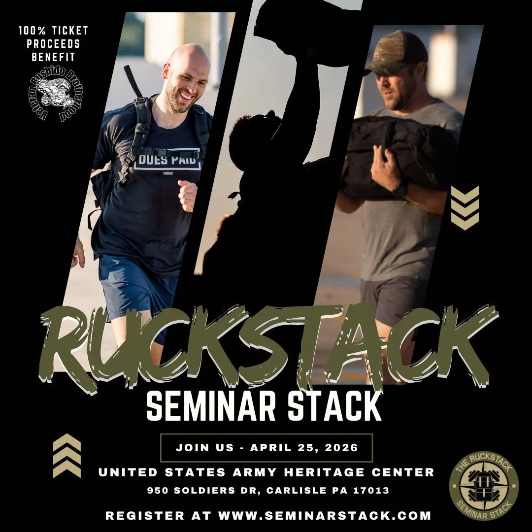 CARRY THE WEIGHT. BUILD THE COMMUNITY.

RuckStack is more than a 5K.
It&rsquo;s a team-based challenge built on grit, purpose, and showing up for something bigger than yourself.

&ndash; 5K Ruck + Sandbag Finisher
&ndash; 3+ Hours of BJJ Seminars
&nd