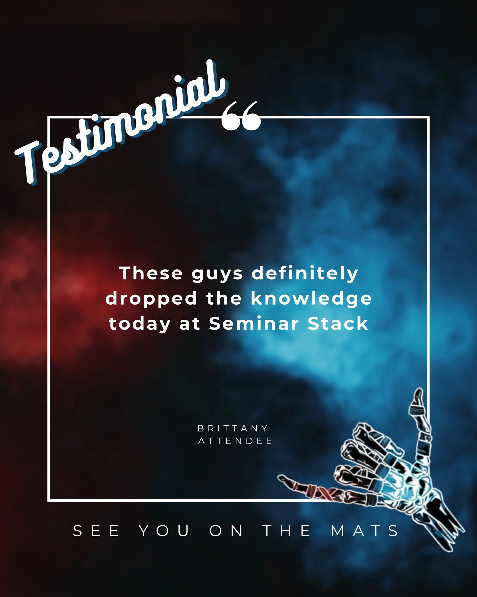 We don&rsquo;t need to brag&mdash;our people do it for us.

Seminar Stack is back with a new event, The RuckStack: Move with Purpose. Train Together. Build Resilience

Next up:
April 25 &mdash; RuckStack
August 8 &mdash; STACKED XPO

Be part of the n