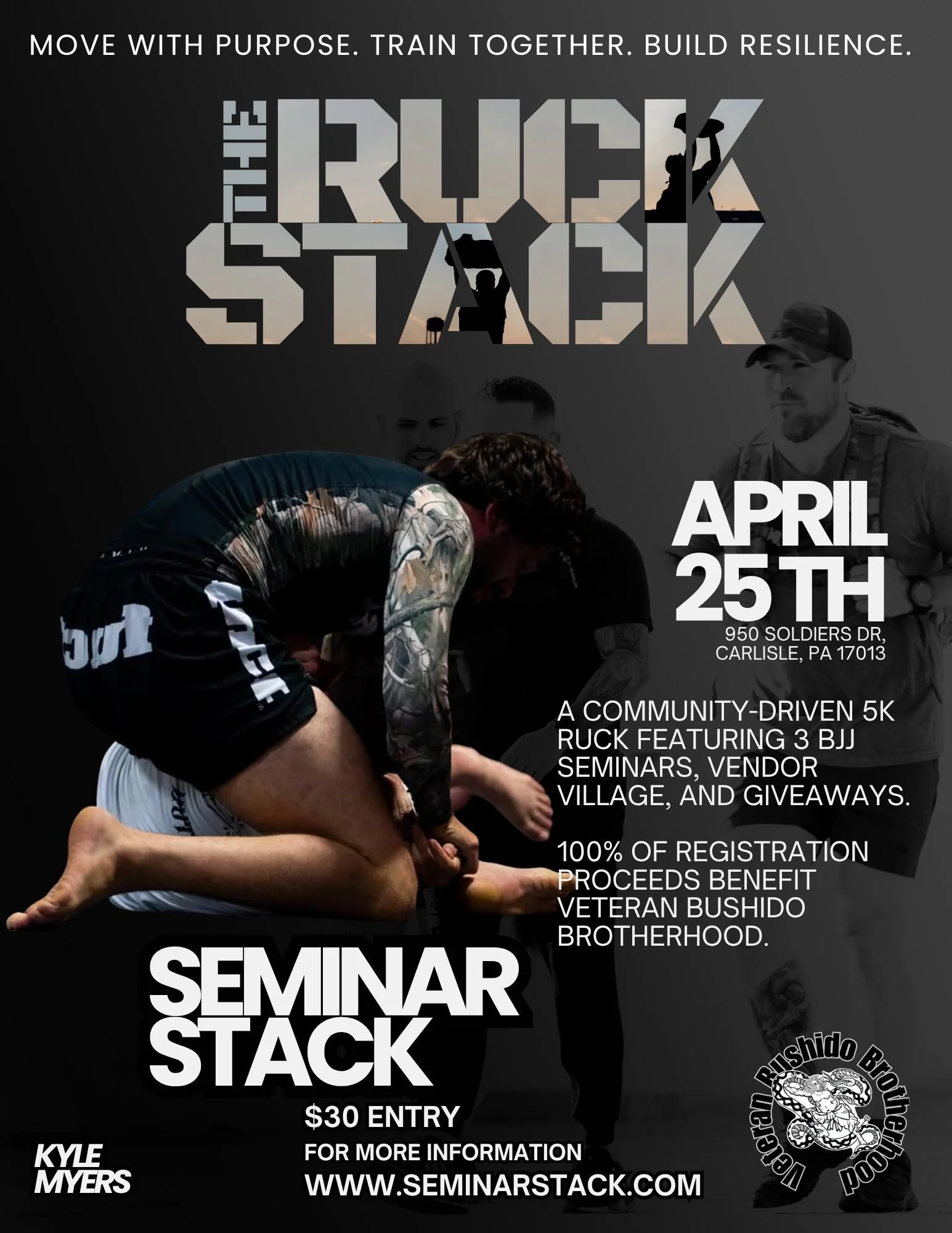 The RuckStack is going down!

This one&rsquo;s for the people who miss doing hard things with good humans.

We start together. We carry the weight together. We finish together&hellip;.no drops.

📅 April 25th
Benefitting Veteran Bushido Brotherhood
&