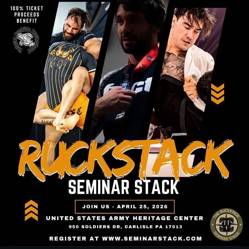 Train with purpose at The RuckStack where every rep, every round, and every step builds stronger people and a stronger community.

&bull; Rene Sousa &mdash; Mount: where fights end
&bull; Kyle Myers &mdash; Half Guard: offense + defense
&bull; Daniel
