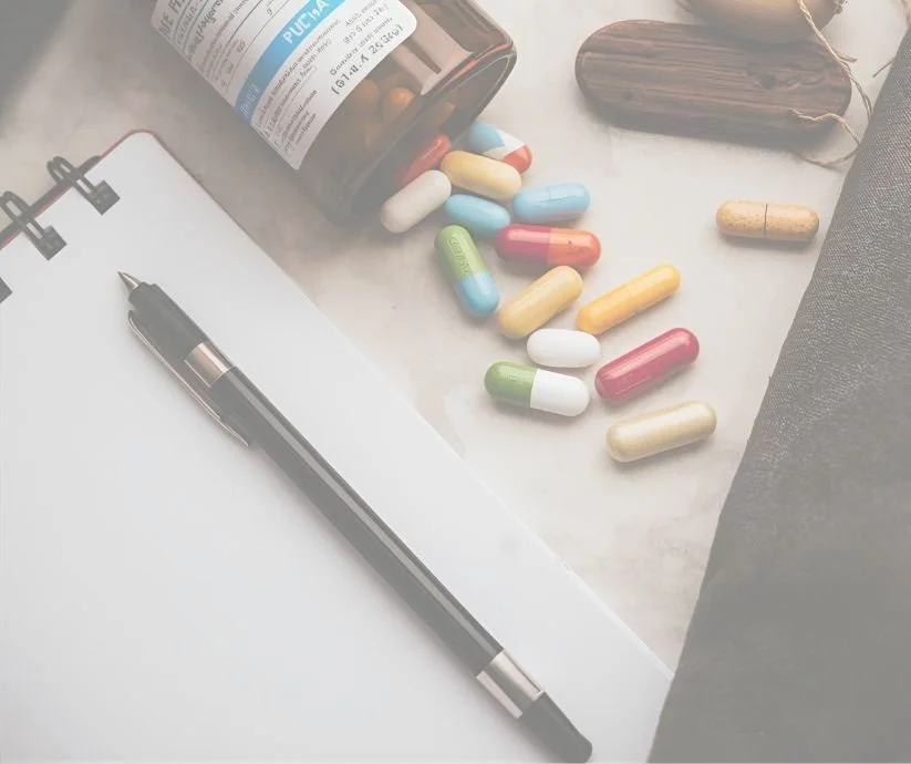 Nutritional therapist reviewing supplements for safe and effective use