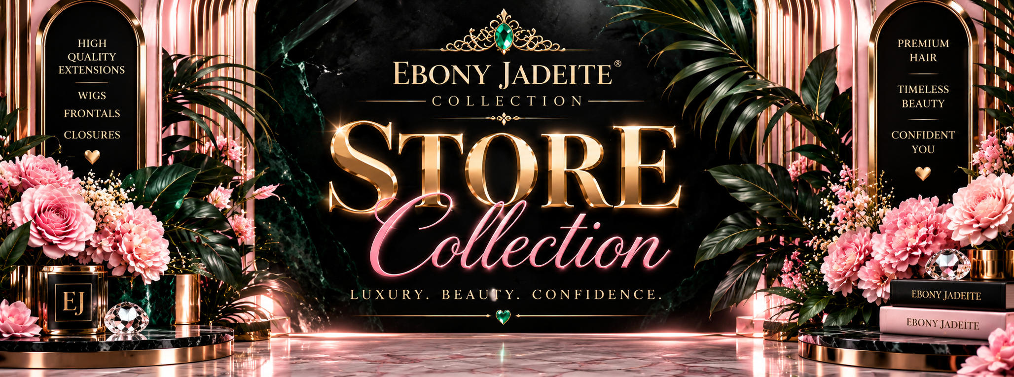 Ebony Jadeite Beauty Store, designed by Dynaste Acquisitions