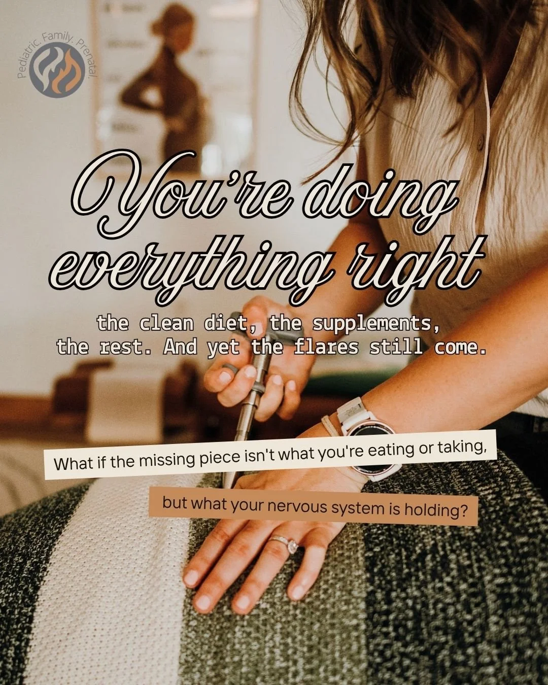 You're doing all the "right" things&mdash;eating well, taking supplements, managing stress&mdash;and still dealing with unpredictable flares.

Your immune system doesn't work in isolation. It's constantly communicating with your nervous sys