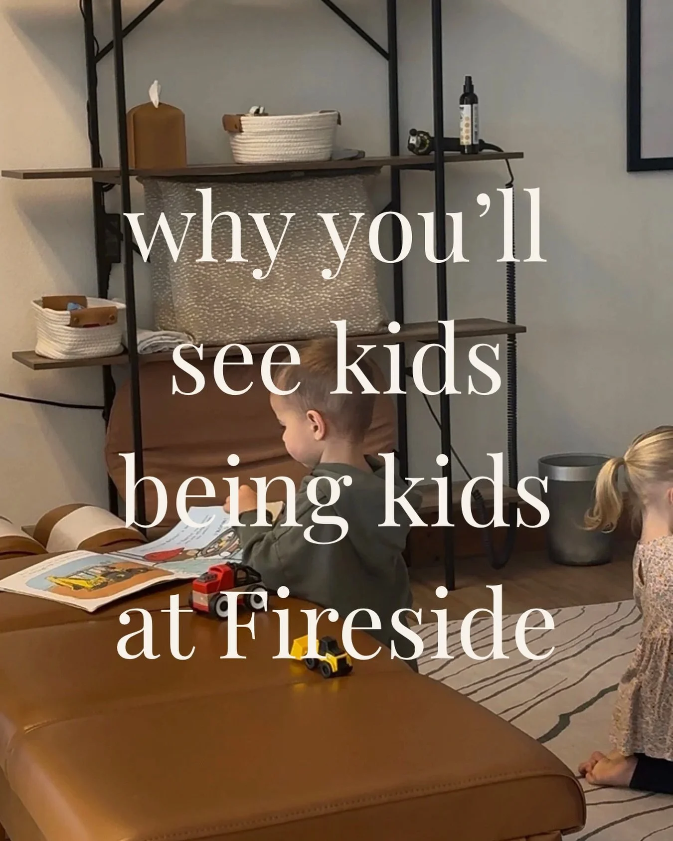 You may see the kiddos coloring, playing, asking questions, or simply being themselves while mom and dad get adjusted&hellip;

That&rsquo;s exactly how we want it. 

We don&rsquo;t expect kids to sit perfectly still or be completely quiet while they&