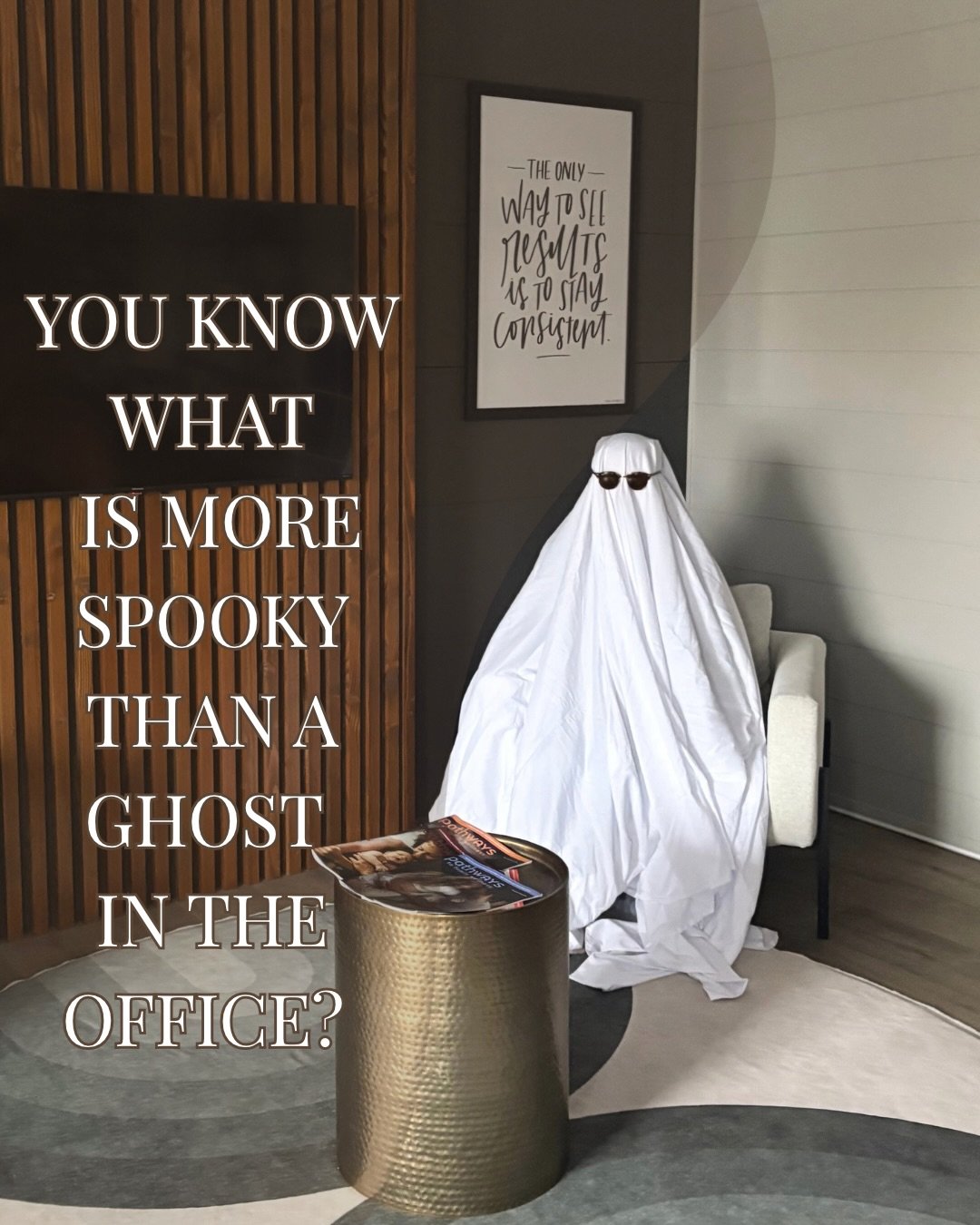 👻BOO! 

And you thought a ghost in our office was spooky?!

What about ignoring your body&rsquo;s signals, living in constant stress mode, or waiting until you&rsquo;re in pain to prioritize your health?👀

When the seasons get busy, instead of just