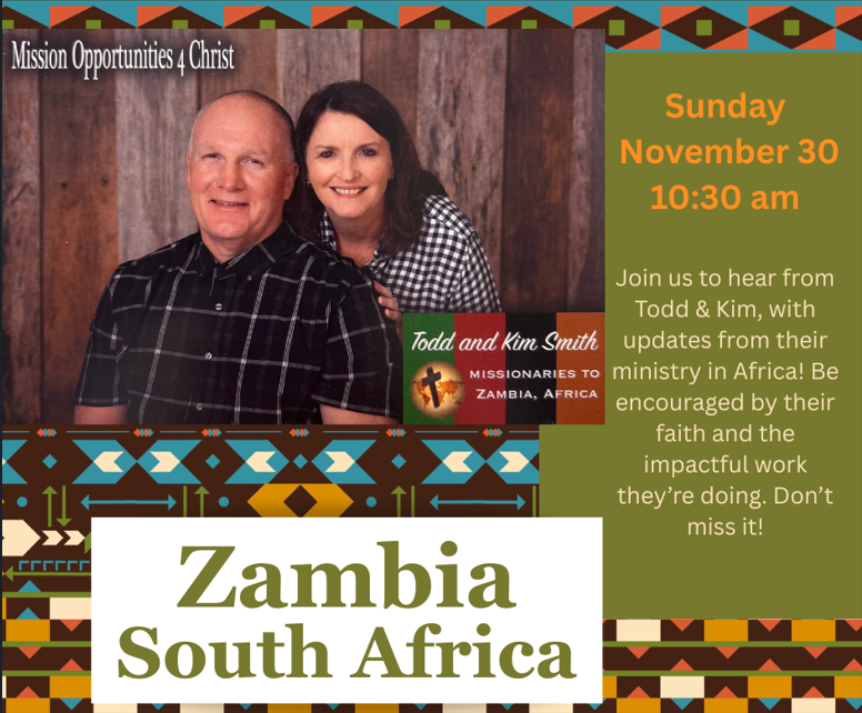 Special Speakers, Todd &amp; Kim Smith