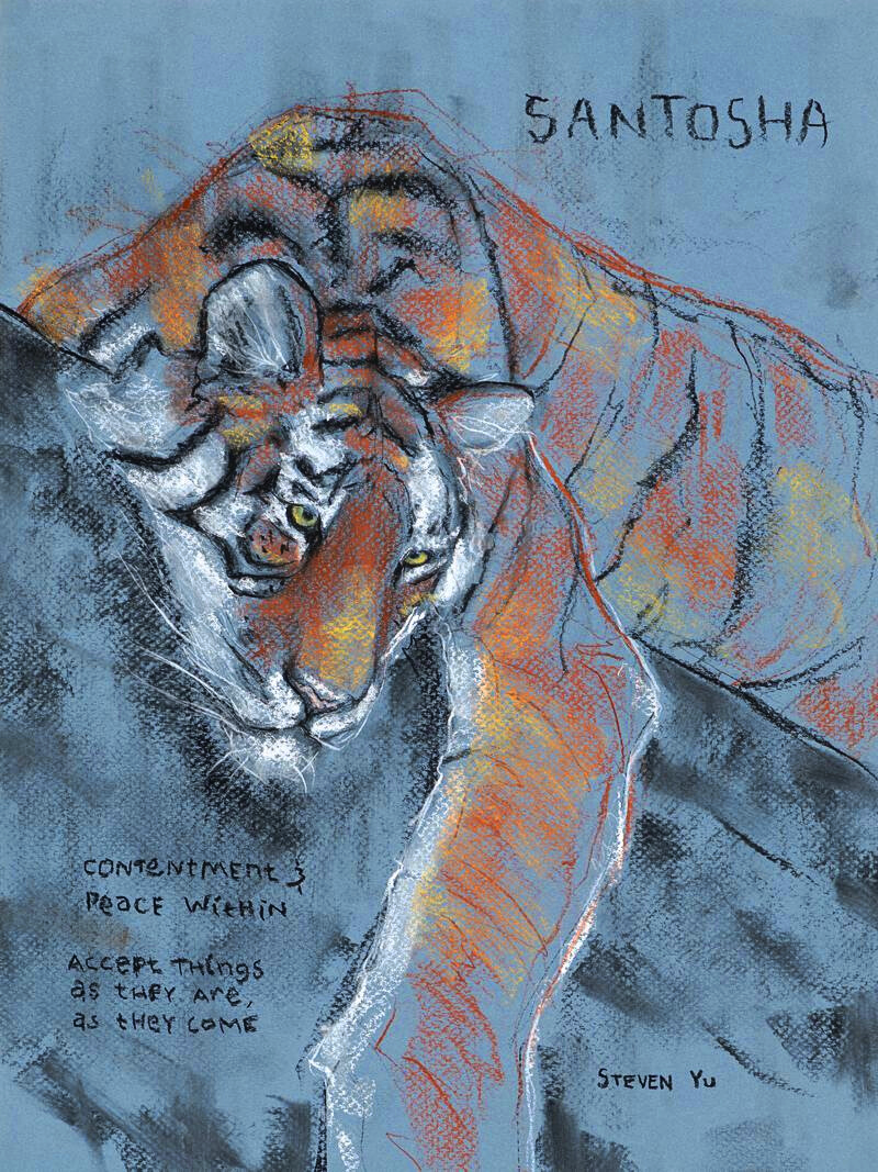 Santosha Print