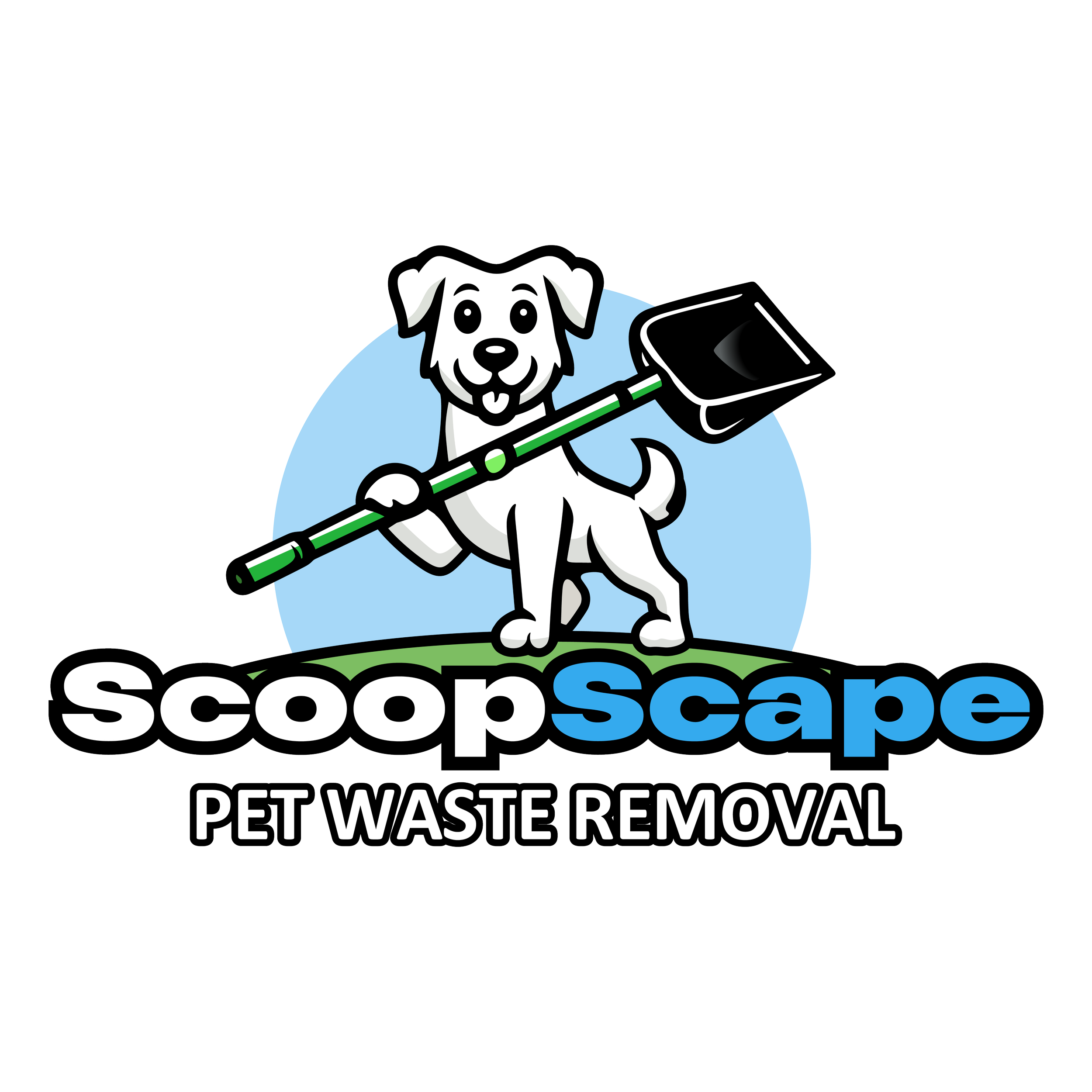 ScoopScapers logo - pet waste removal services in Columbus, Ohio