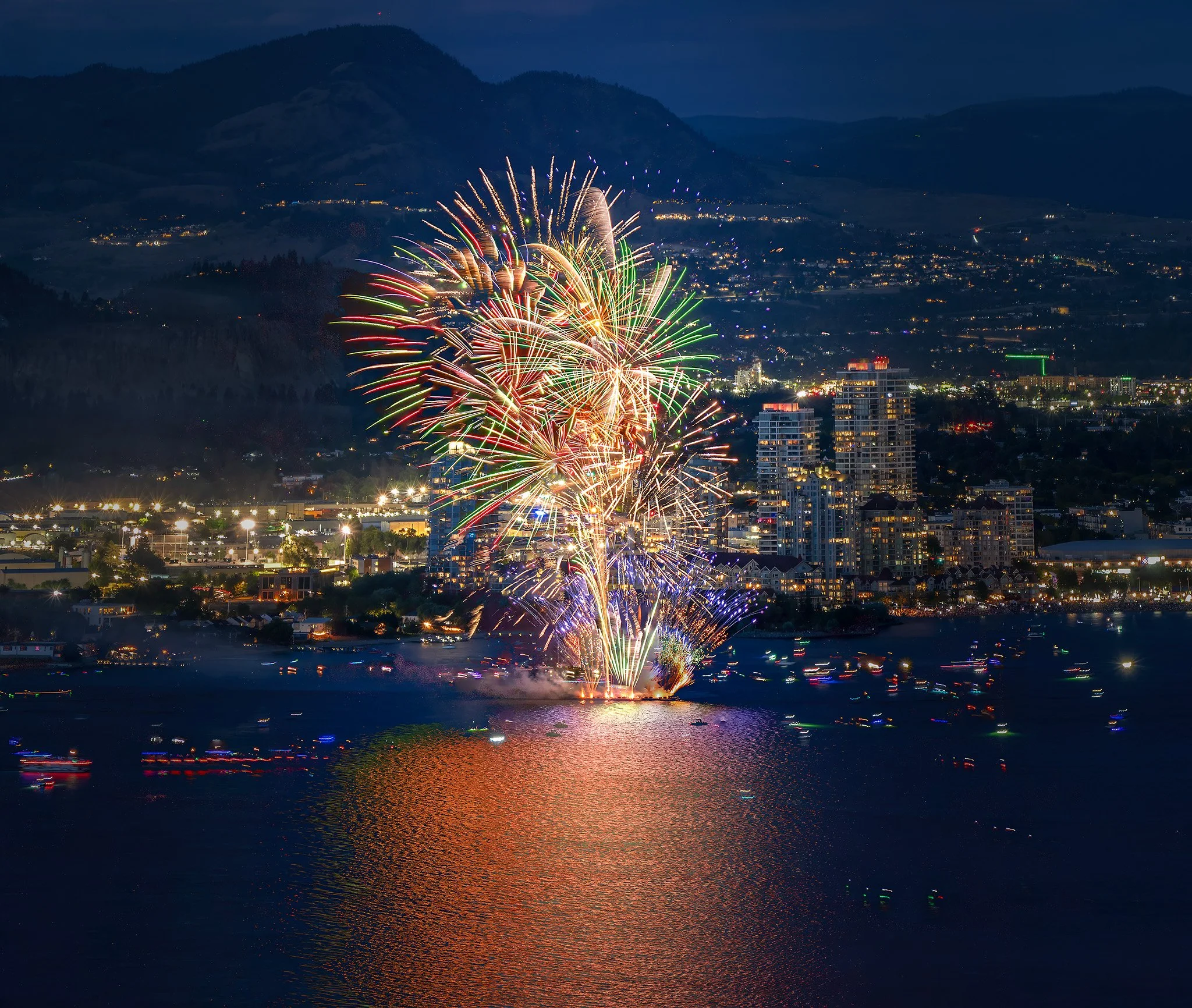 Canada Day Fireworks, Kelowna BC