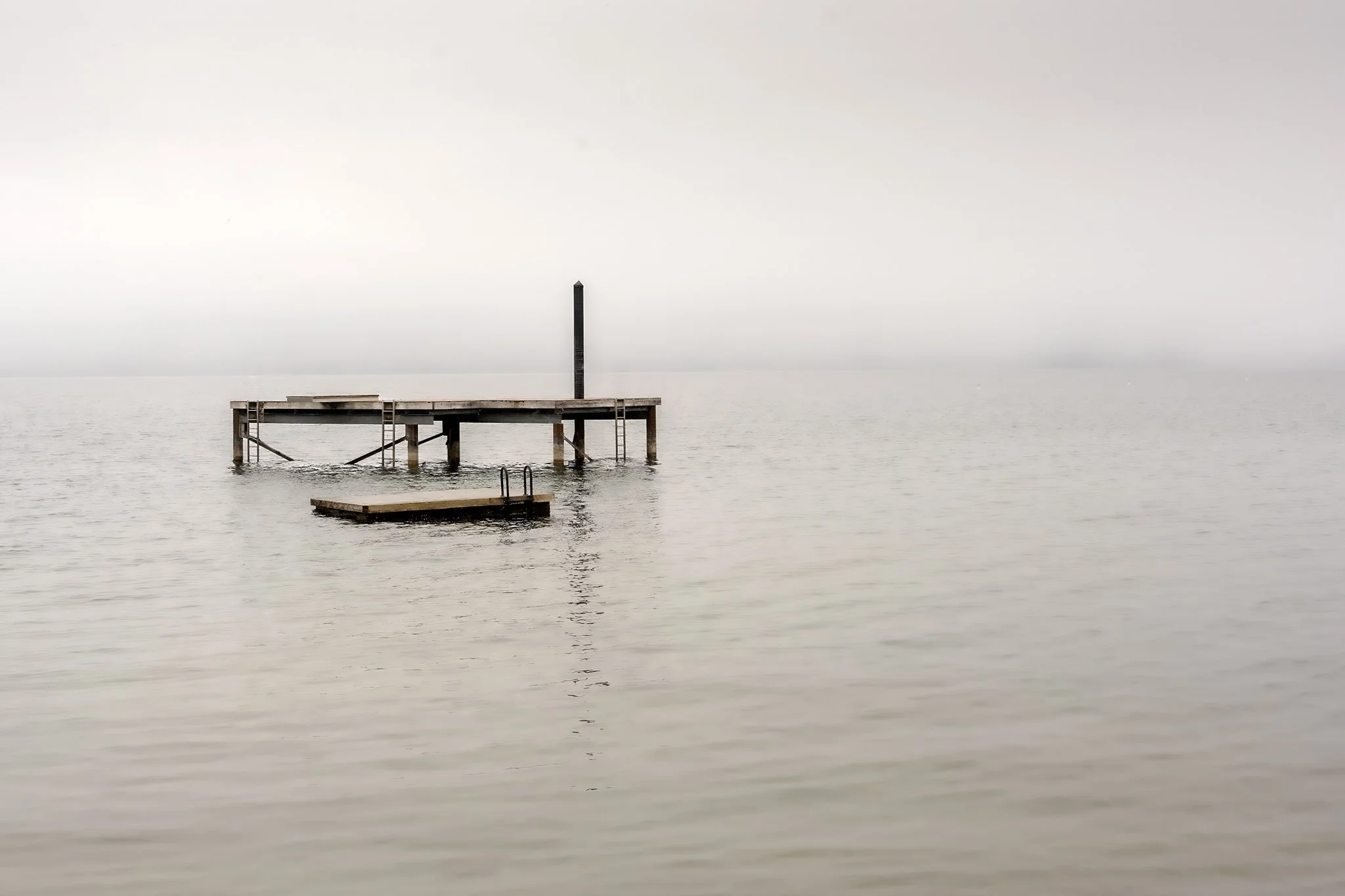 Wharf in the Mist, West Kelowna BC