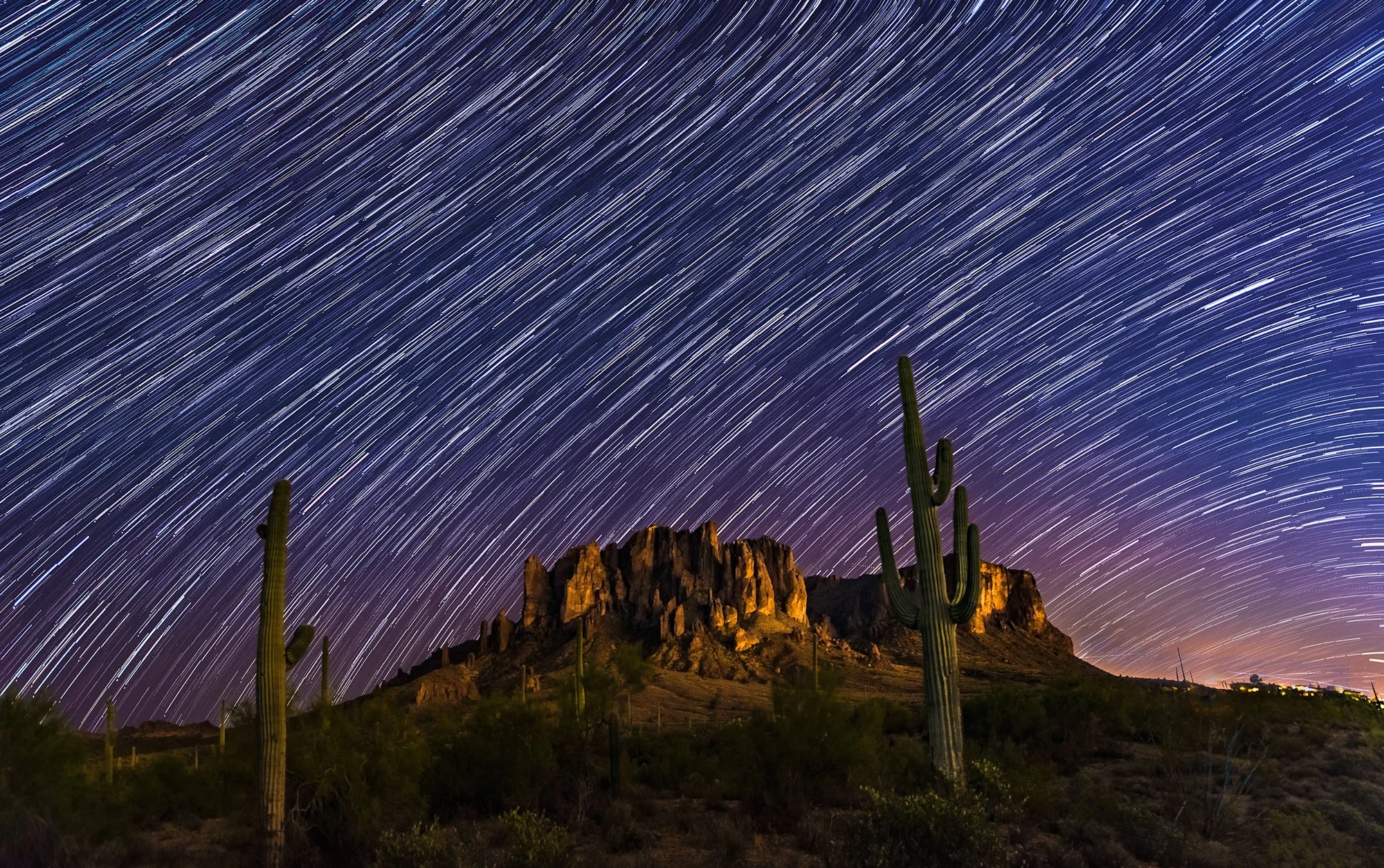 Star Trails, Apache Junction Arizona