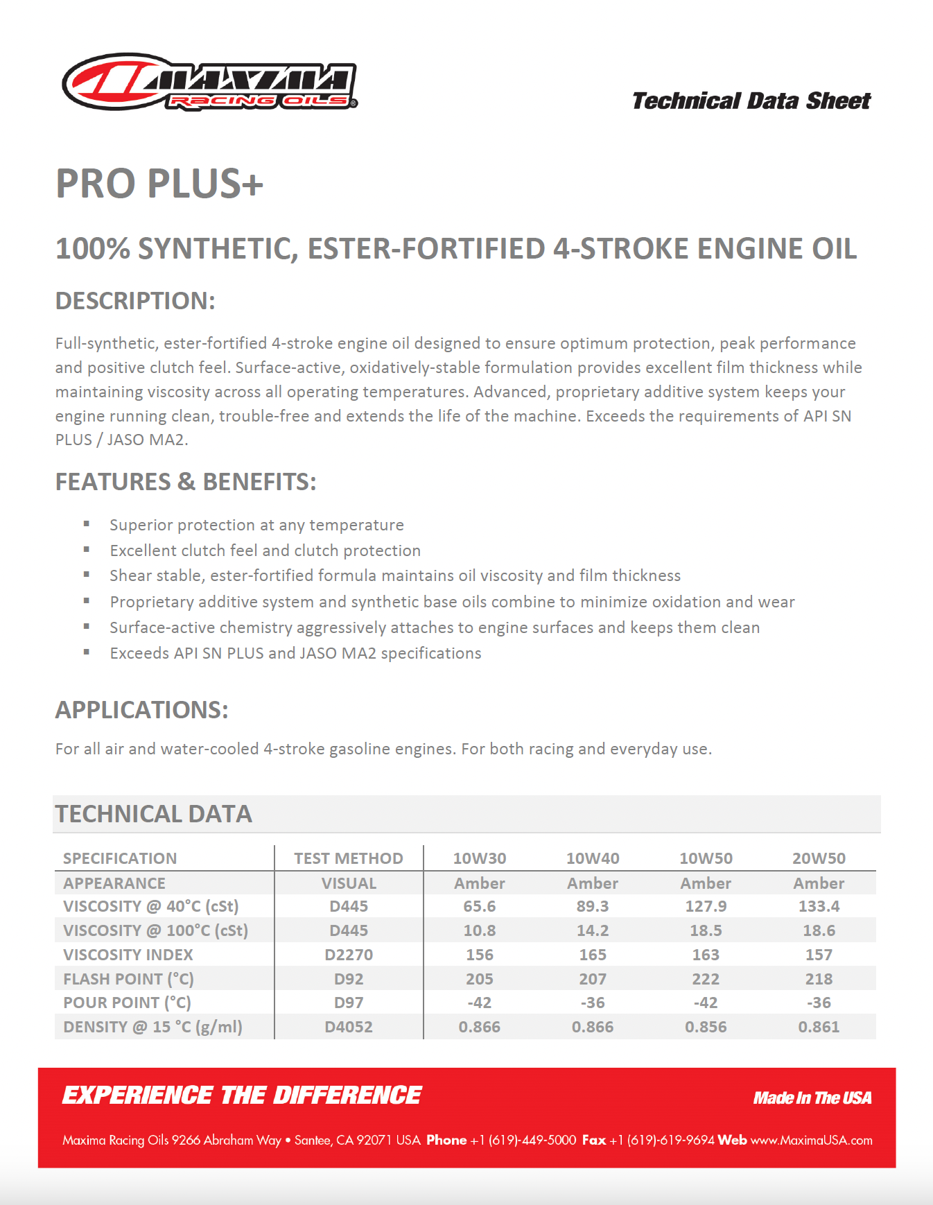 Maxima ProPlus+ Engine Oil Tech Data Sheet.png