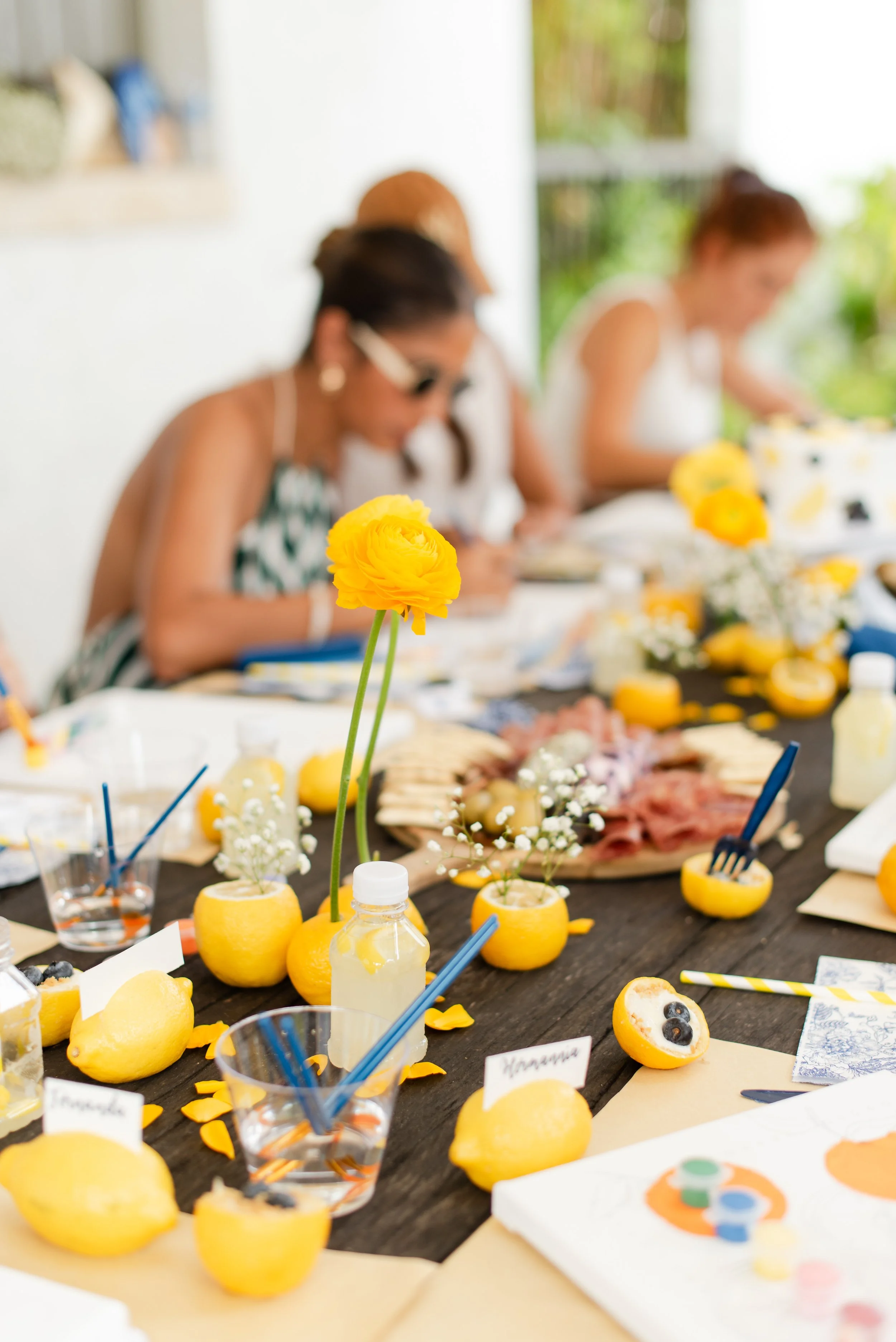 Muse&Flow Miami group personalized paint party kit custom handmade canvas classes best ideas creative activities birthday bachelorette corporate team women gatherings brand activation live artist