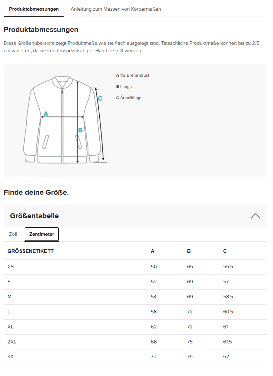 Grössentabelle Bomberjacke.PNG