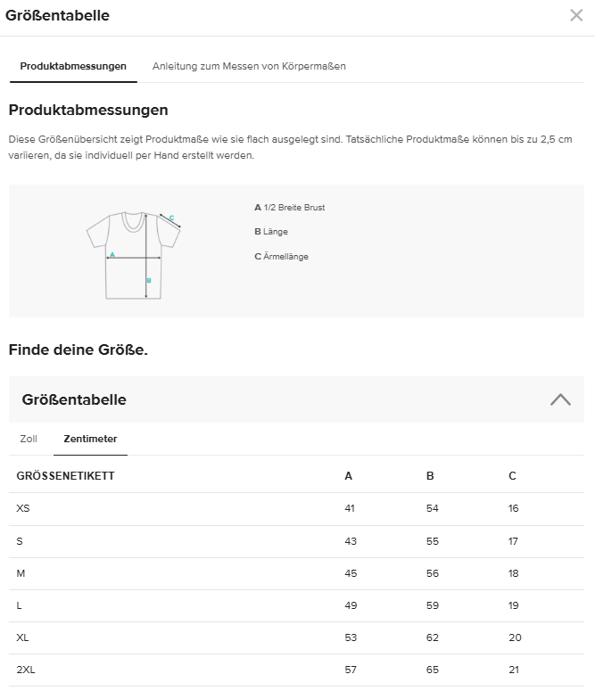 Grössen womans shirt.PNG