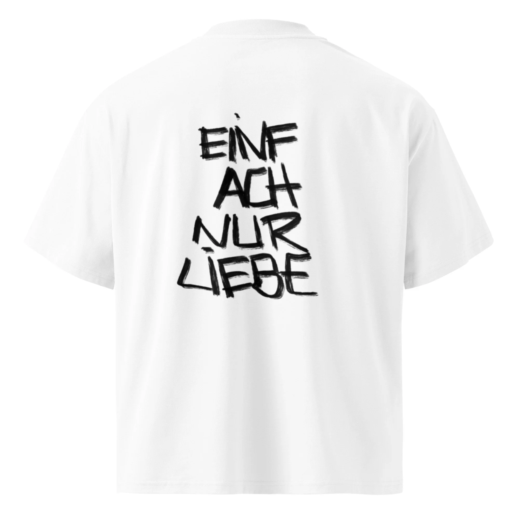 MNO Art Logo Shirt Einfach Nur Liebe Bio cotton shirt oversized high neck shirt