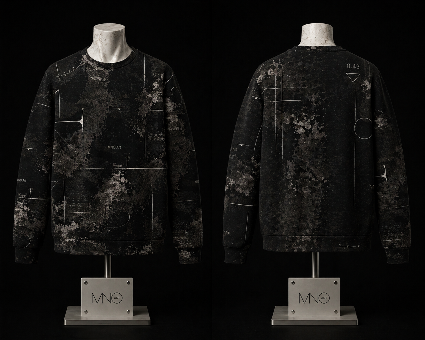 Monostudy II Offblack NOFACE Pullover