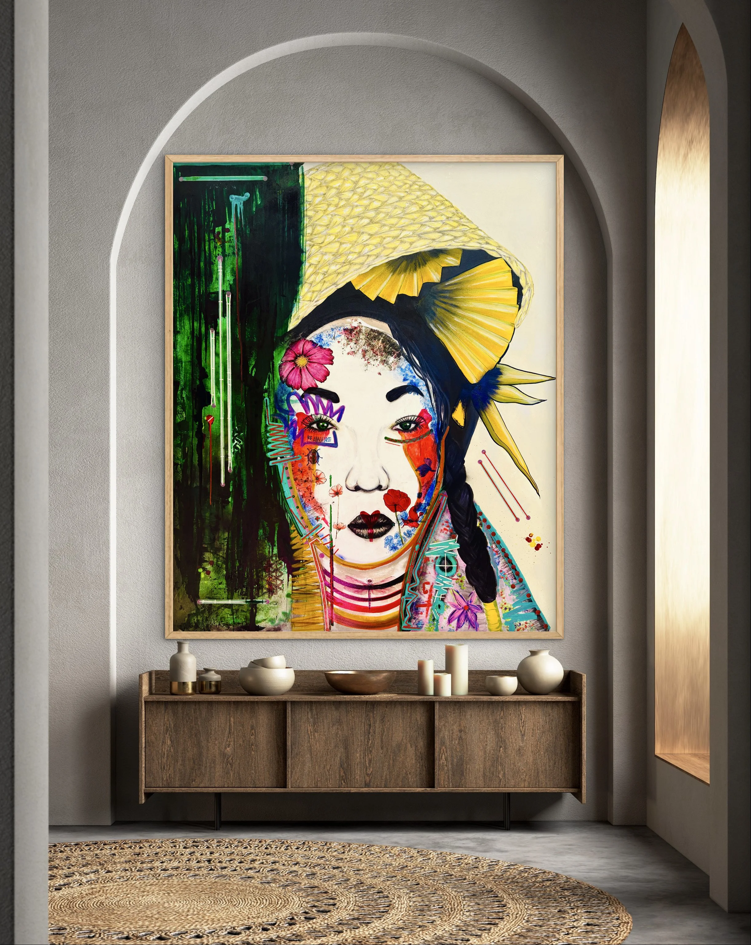 Grossformat Gemälde Focus II