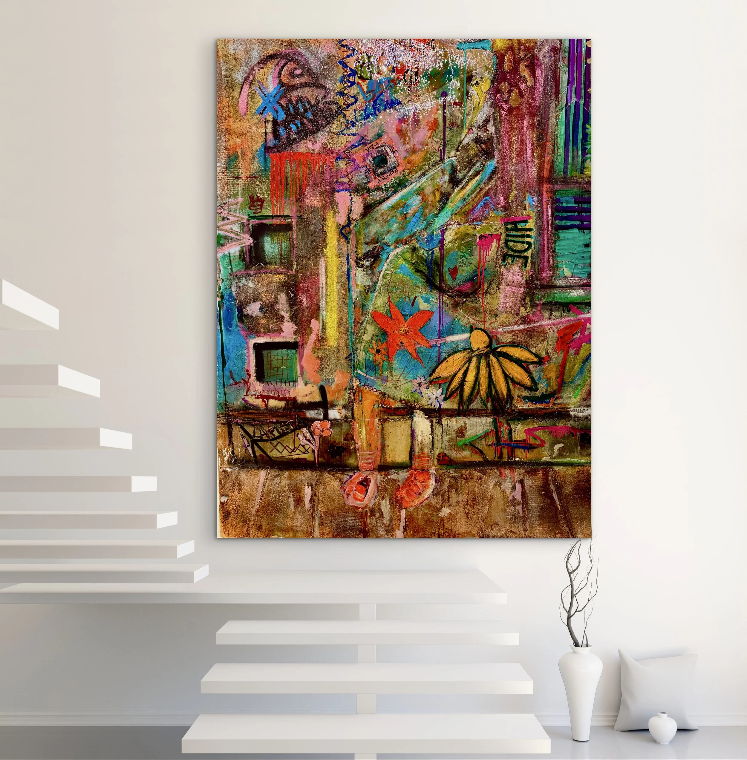 Scheinwelt Grossformat Leinwand