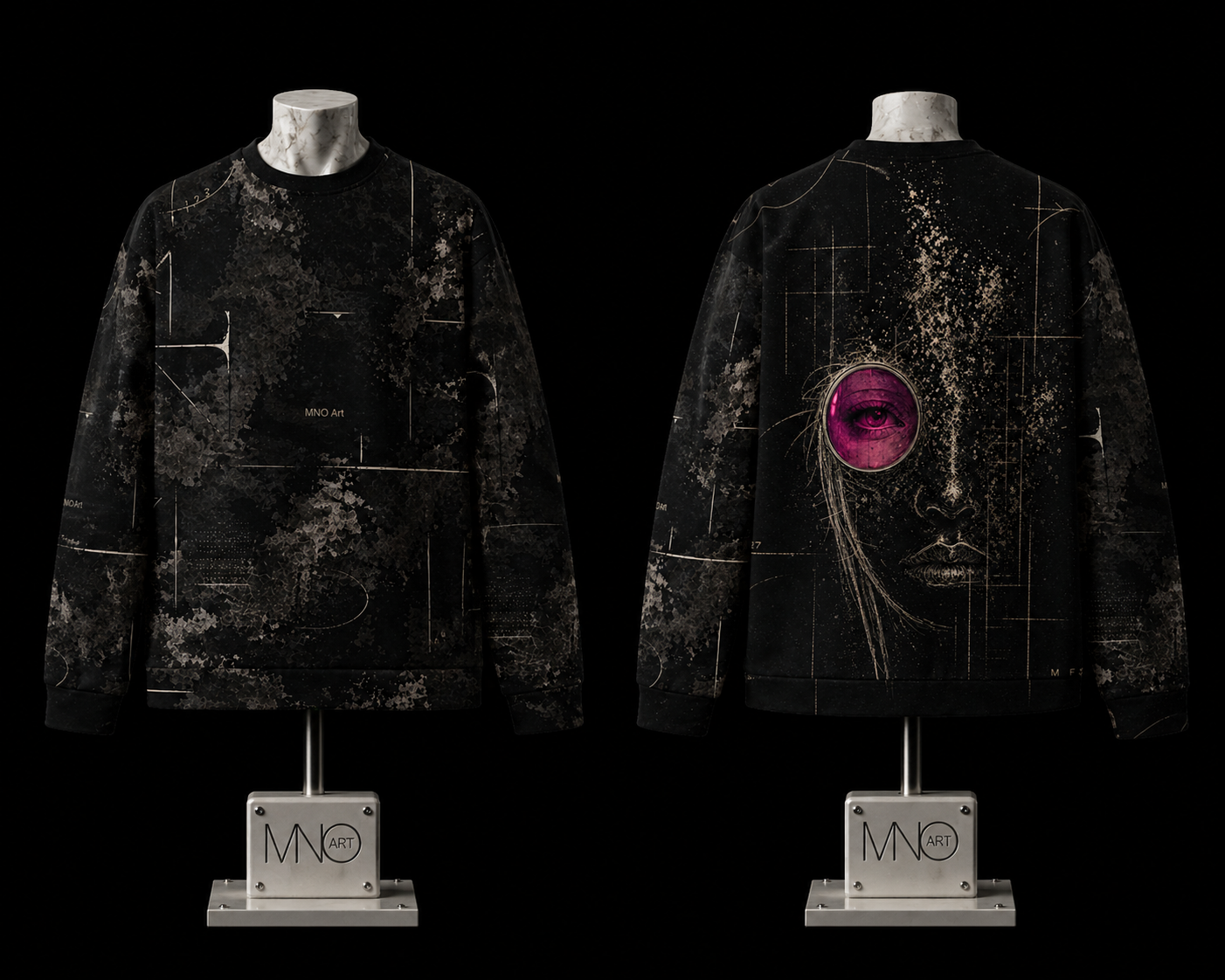 Monostudy II Offblack Pullover