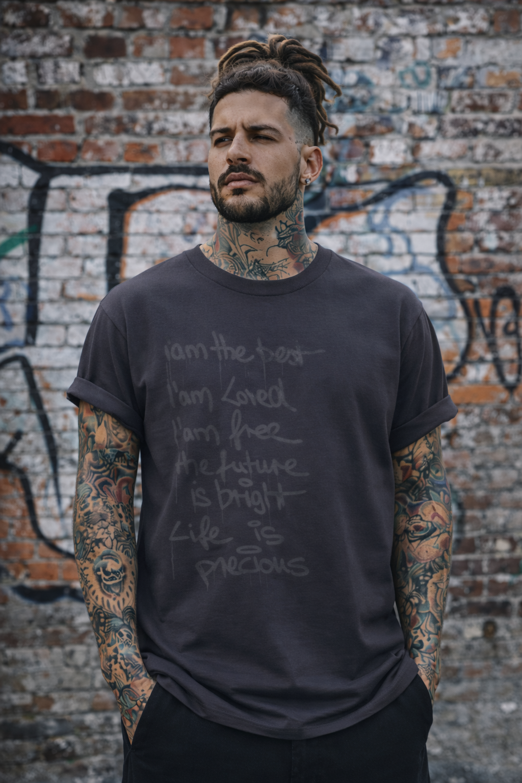 I´am the Best Mantra Unisex Bio Shirt