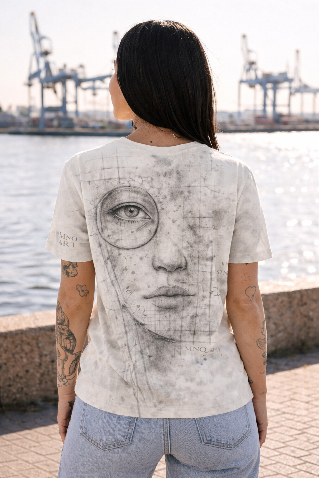 Women’s Mono Study Shirt FACE OFF-WHITE