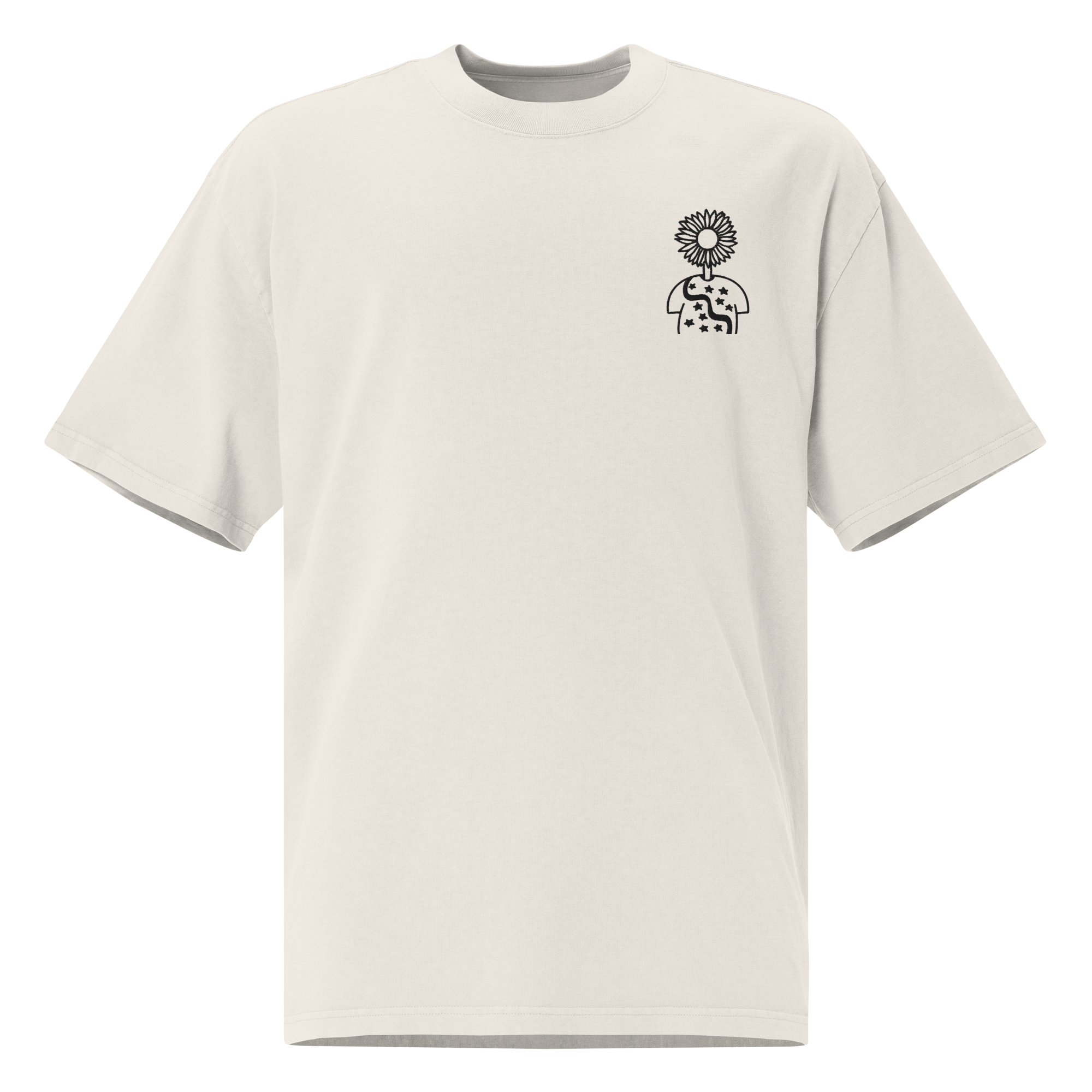 Autorretrato Anónimo - Oversized T-Shirt - Beige