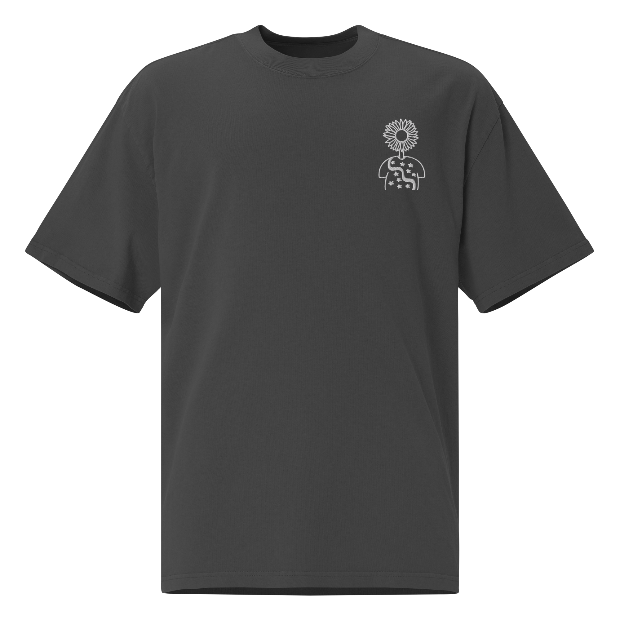 Autorretrato Anónimo - Oversized T-Shirt - Dark Grey