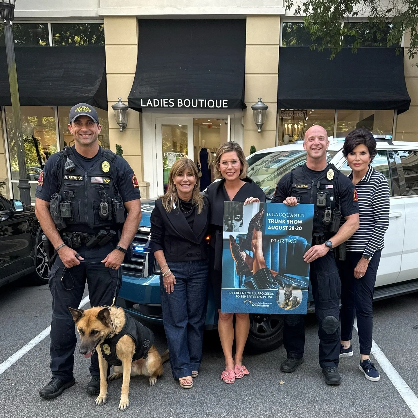 Huge thanks to our friends at @martasofraleigh  for kicking off our K9 fundraising event in a BIG way!

On the very first day, Marta&rsquo;s helped raise $5,000 in support of our RPD K9 Unit 🐾💙.

Every dollar makes a difference for these hardworkin