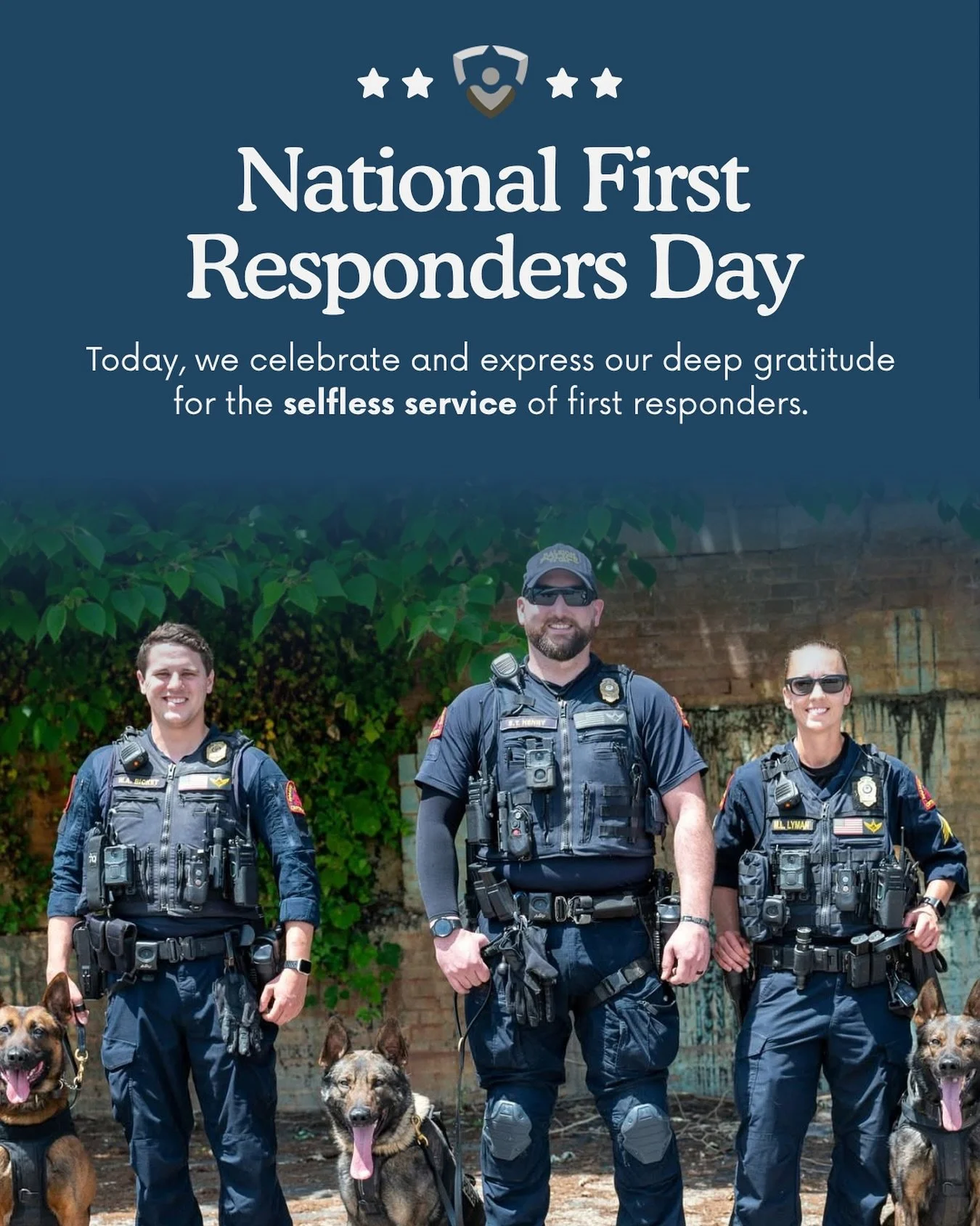 Every day, Raleigh&rsquo;s first responders show up, ready to protect, serve, and make a difference.

On First Responders Day, we proudly recognize their unwavering commitment and the families who stand behind them.

RPDF is honored to support those 