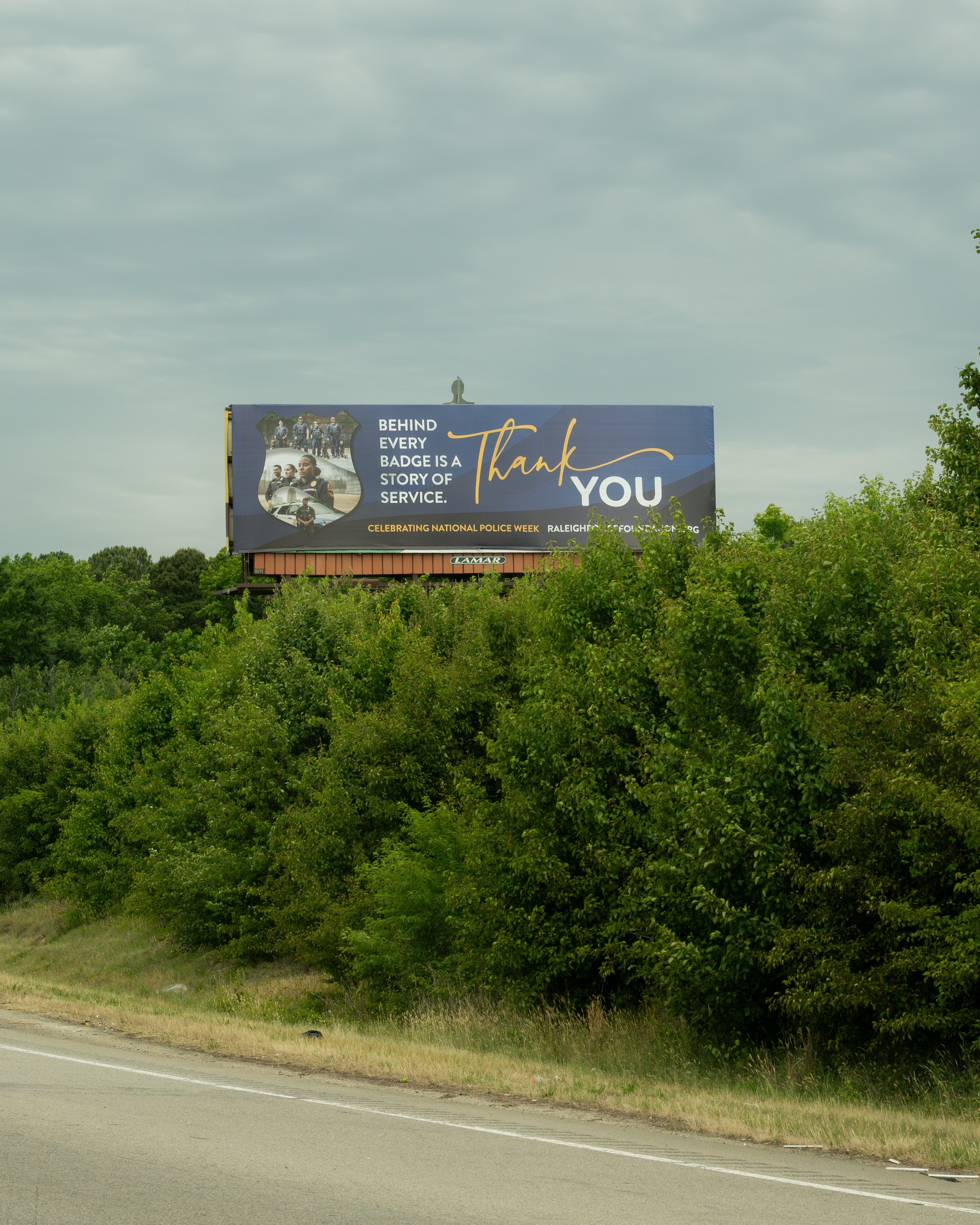 This week, blue shines a little brighter across our city 💙

From banners downtown honoring our fallen heroes to 3 billboards on 440 to Jumbotrons and kiosks in North Hills recognizing the officers who continue to serve with courage and sacrifice eve