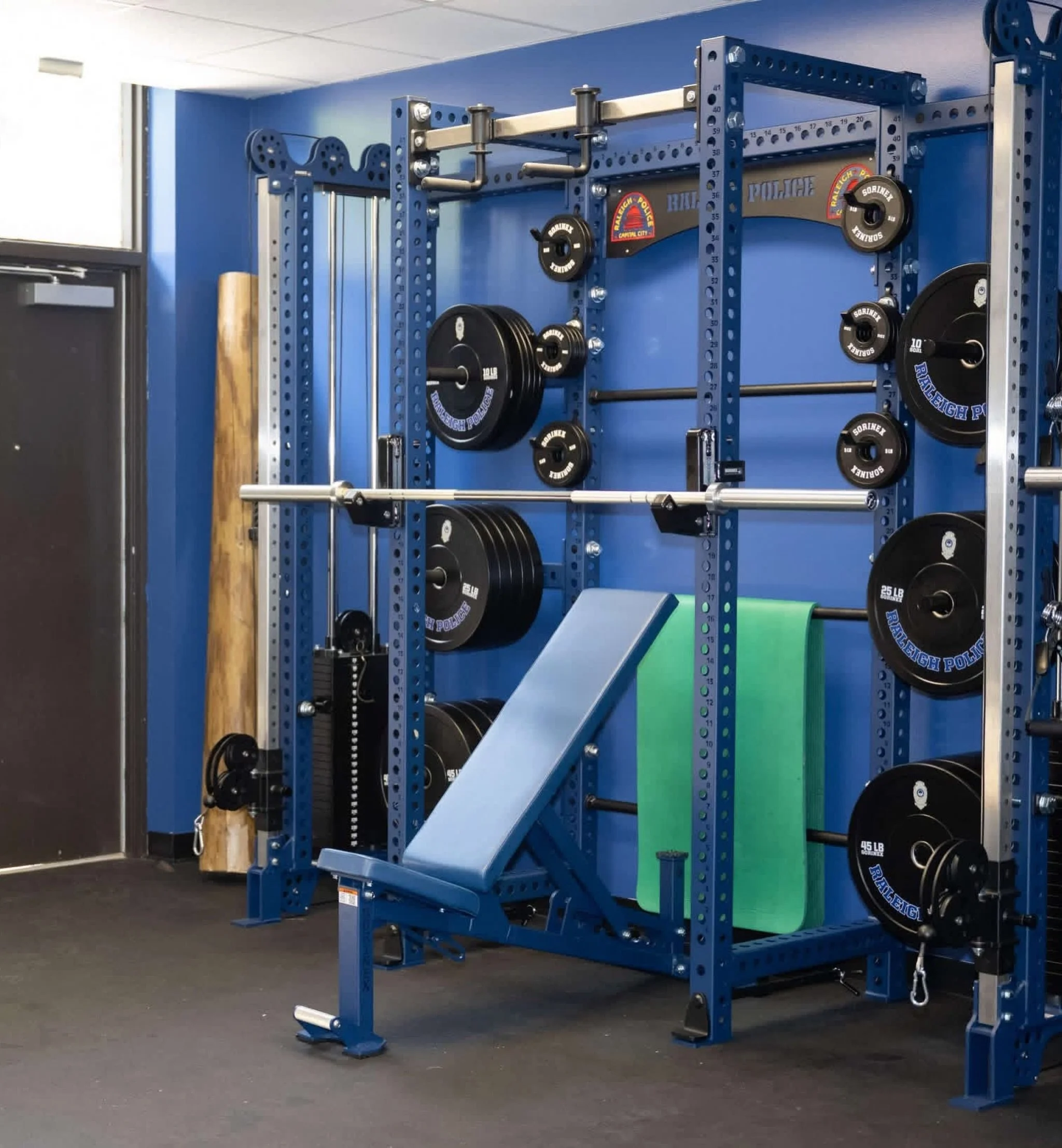 The Raleigh Police Department Foundation is proud to support the health and wellness of Raleigh Police Department Officers through the purchase of new fitness equipment for district gyms across the city.

Officer wellness is one of Chief Boyce&rsquo;