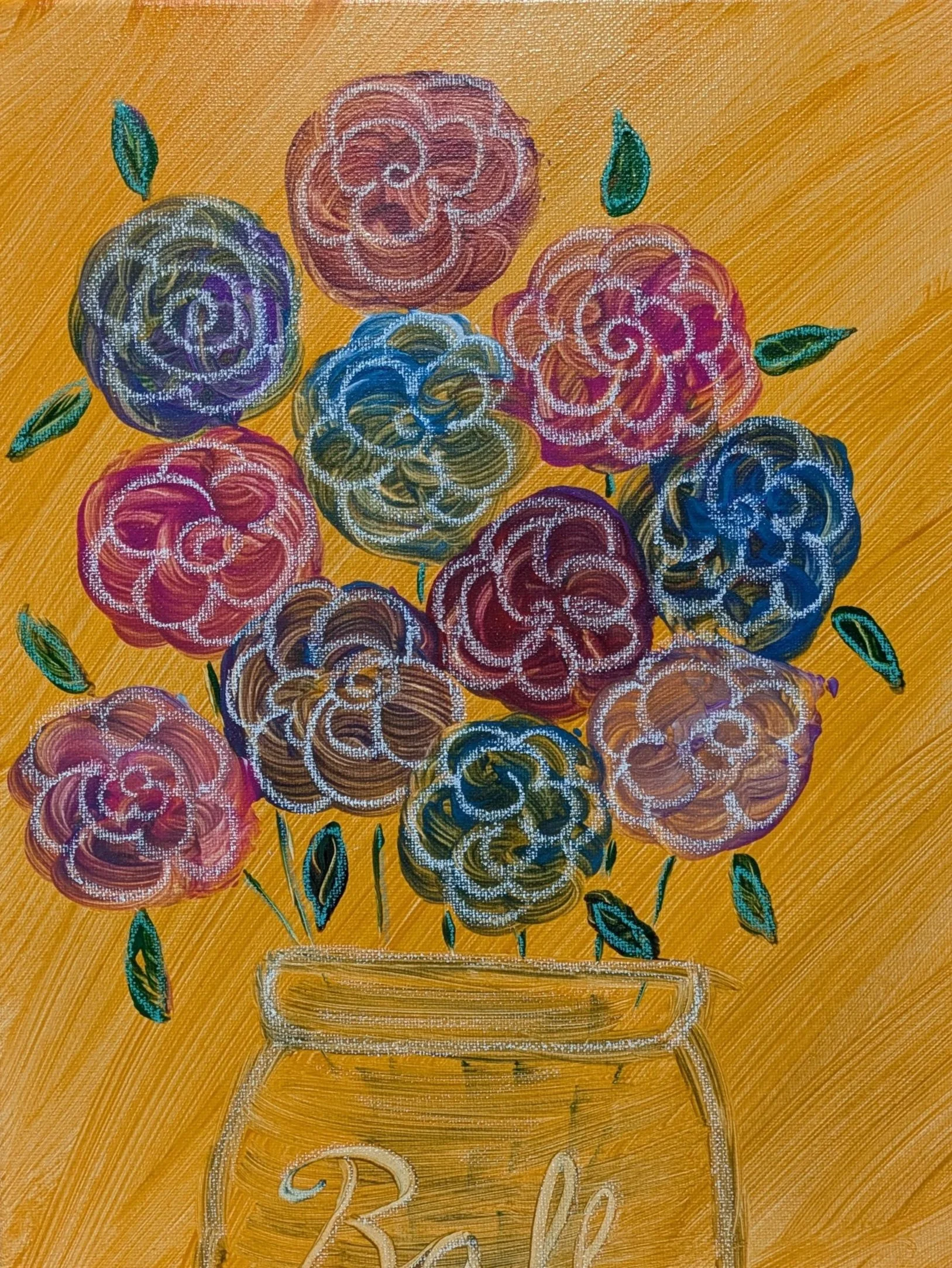 Jar with Flowers