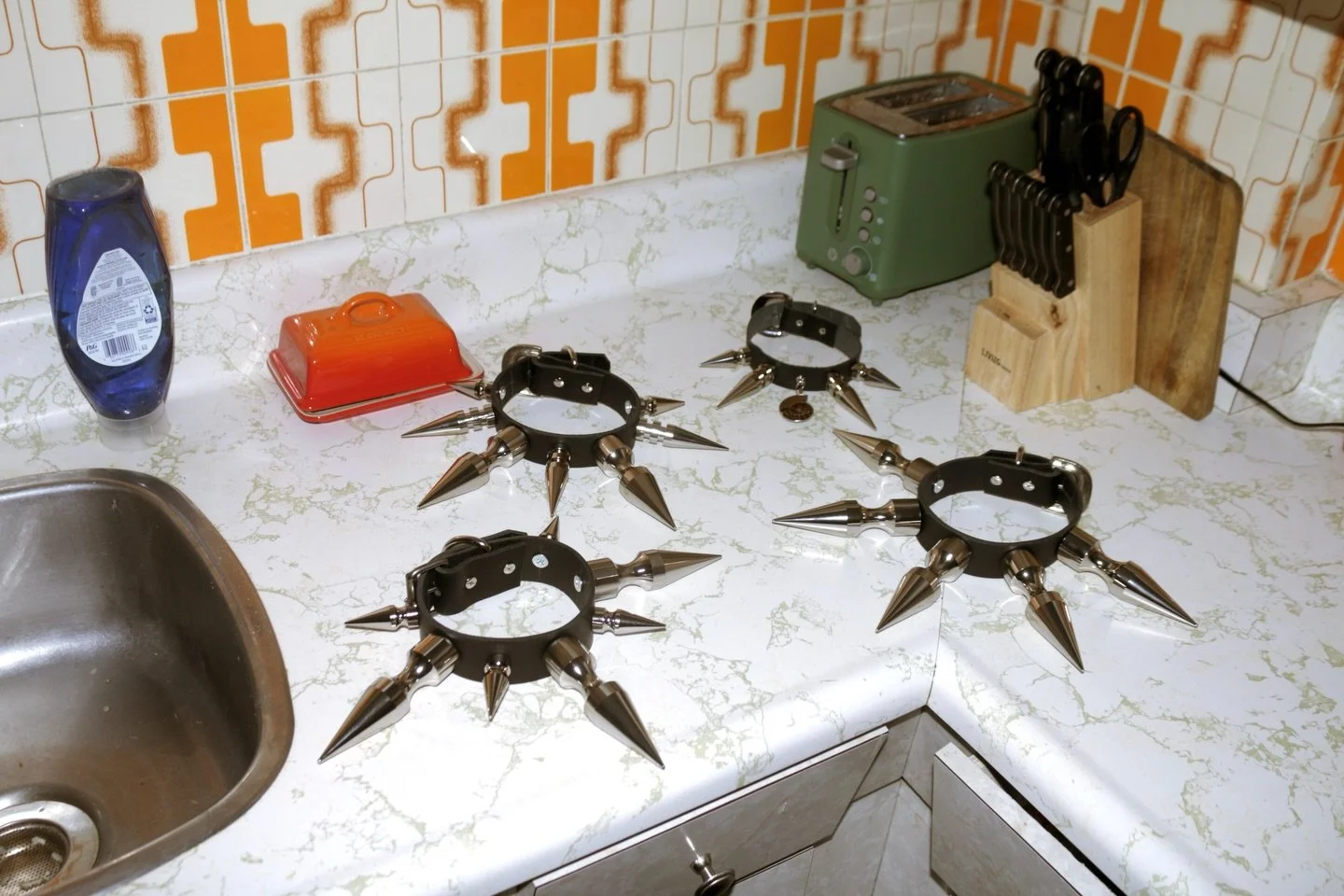 Dinner is served ppl, more super XL spiked chokers making their way to the stores next week