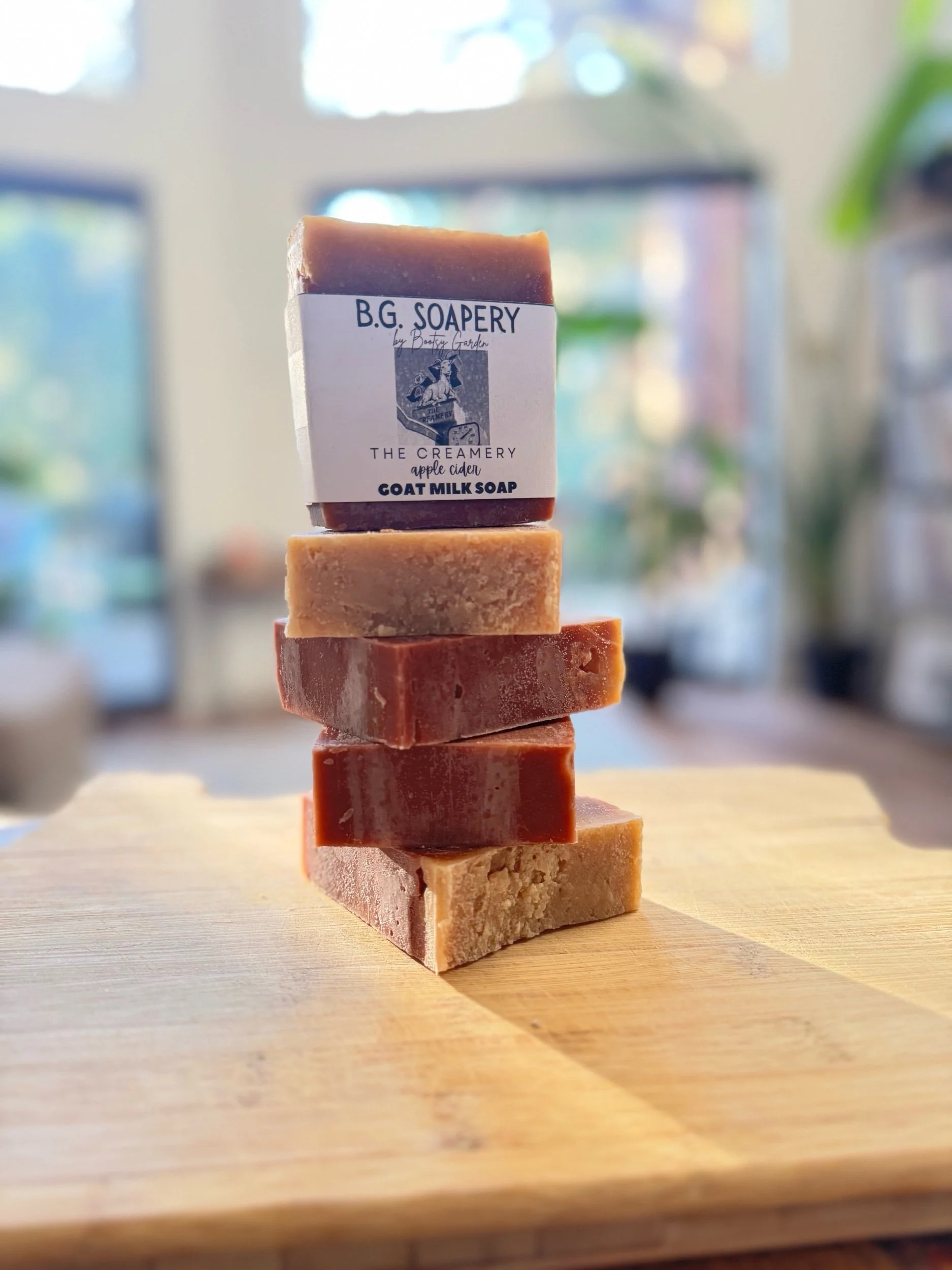 B.G. Soapery Goat Milk Soap – The Creamery Apple Cider