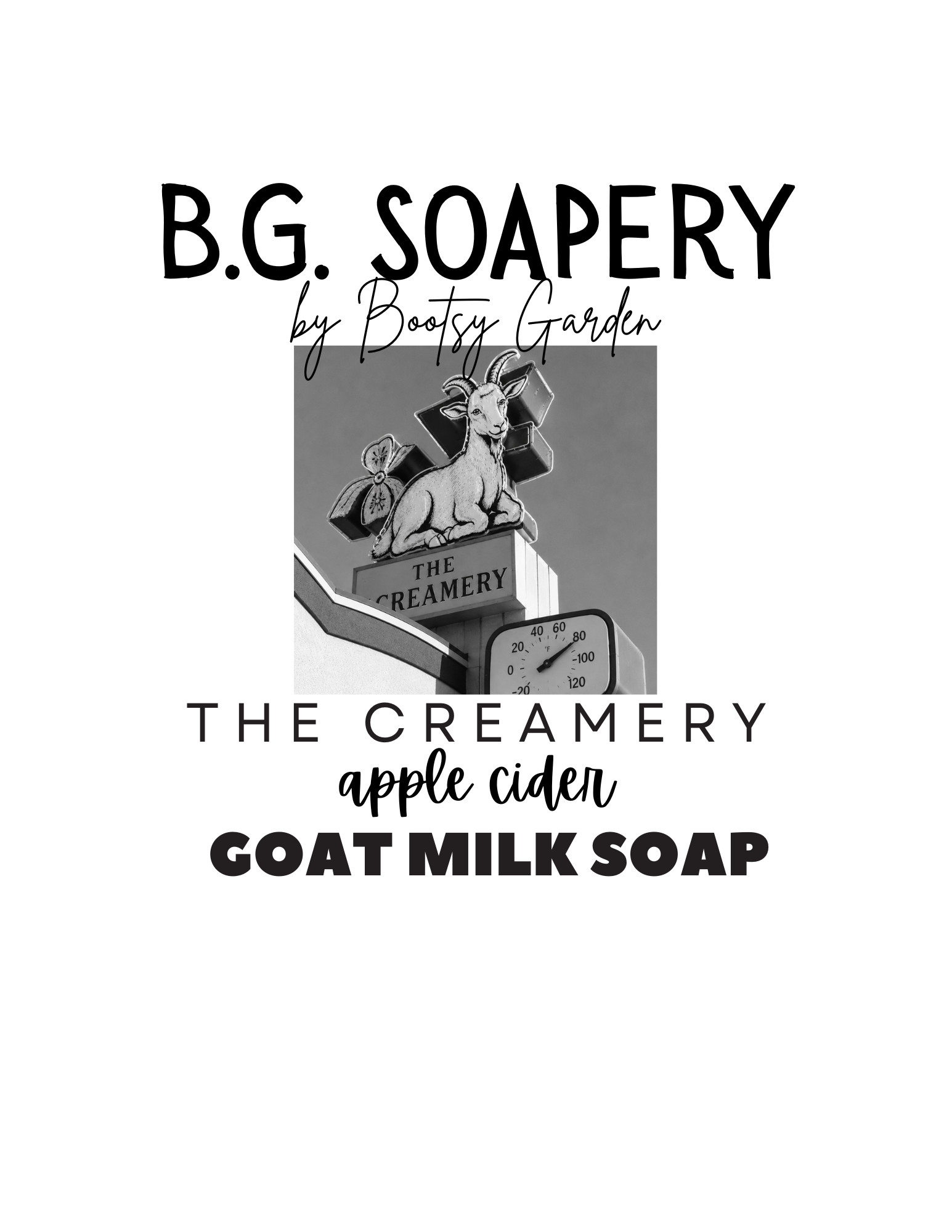 B.G. Soapery Goat Milk Soap – The Creamery Apple Cider