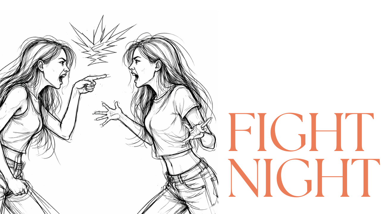 Last night was fight night…