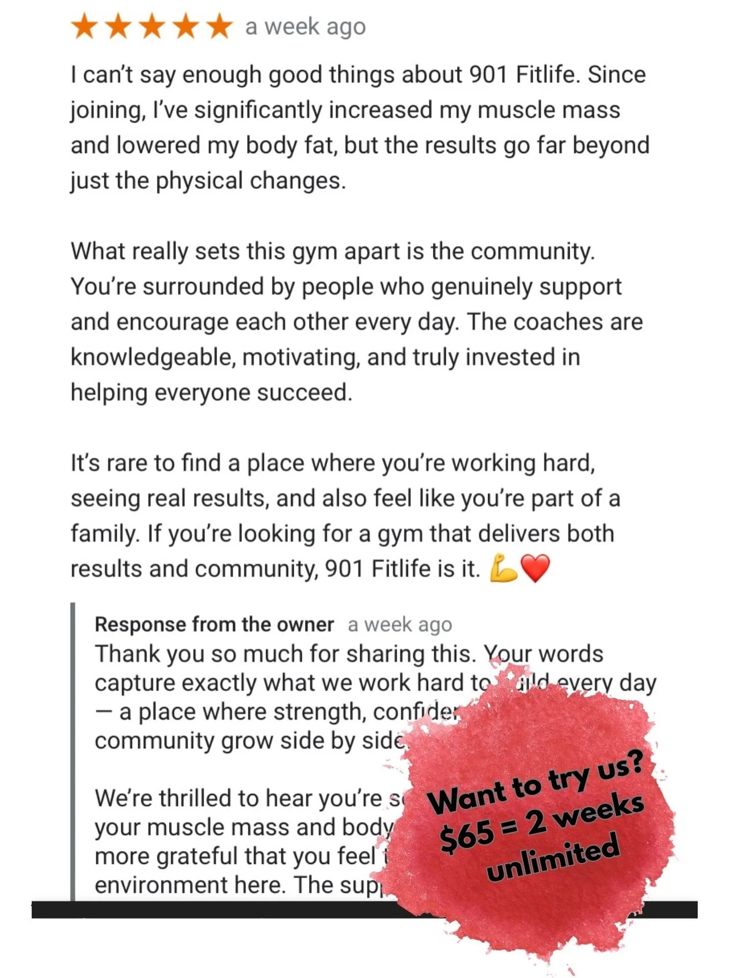 Nothing makes us happier than hearing how 901FitLife is impacting our community. 💚

Want to experience it for yourself?
✨ $65 = 2 Weeks Unlimited Classes

DM us &ldquo;TRIAL&rdquo; and we&rsquo;ll send you the link to get started!

#901FitLife #Memp