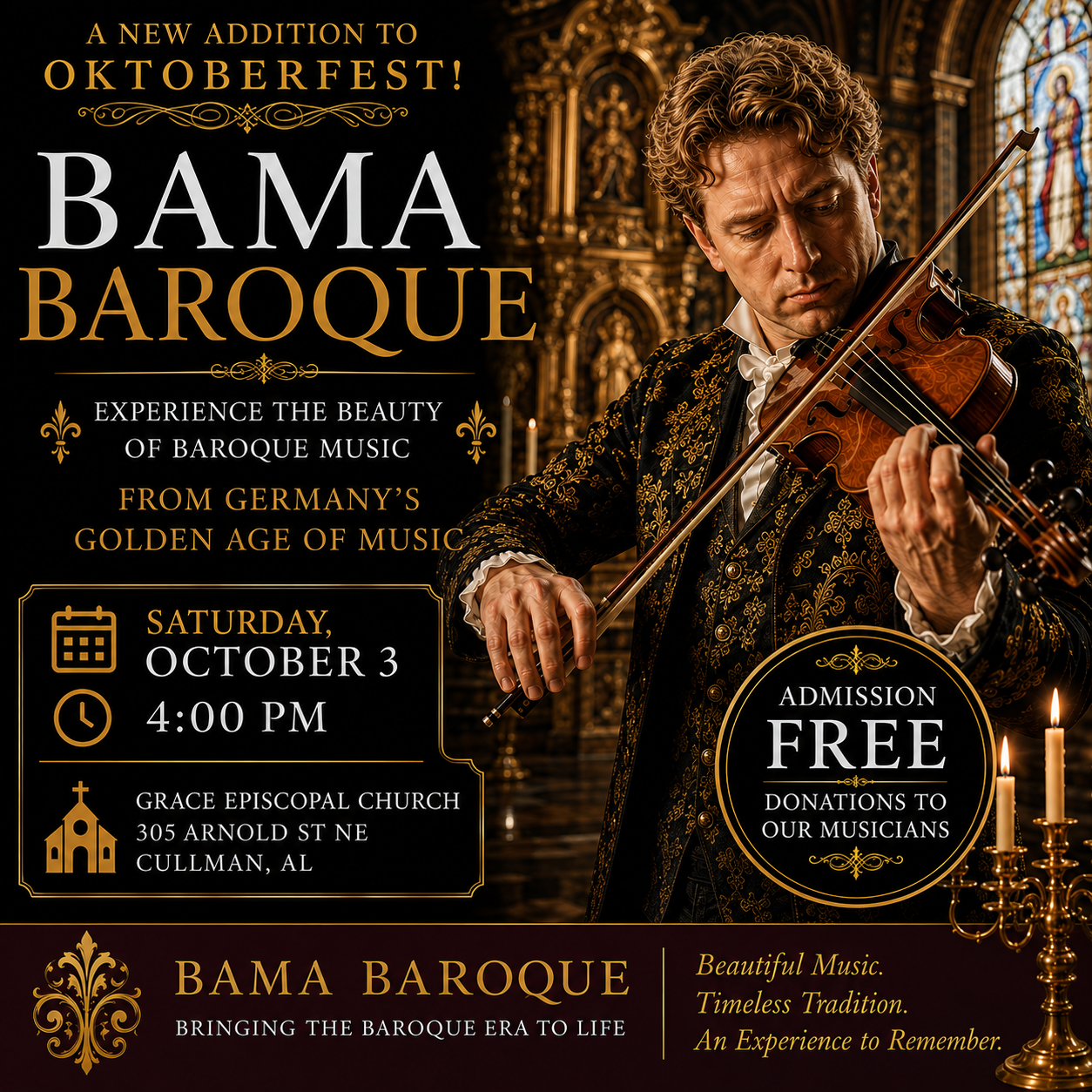 Free Concert/Bama Baroque 