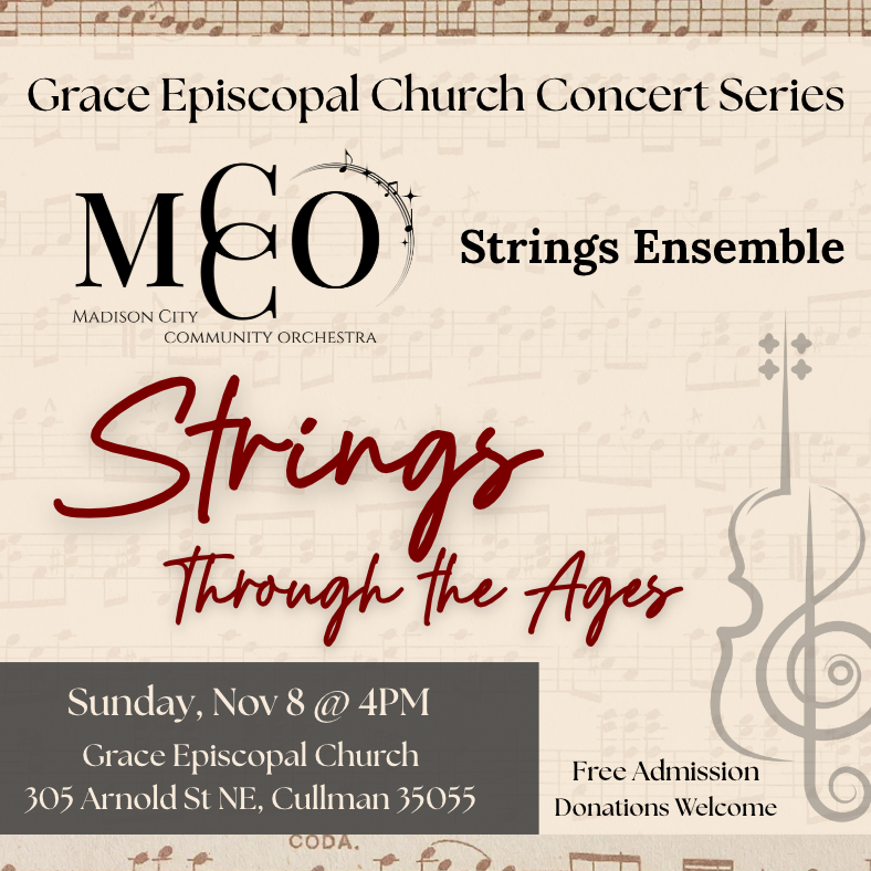 Grace Concert Series: Madison City Community Orchestra