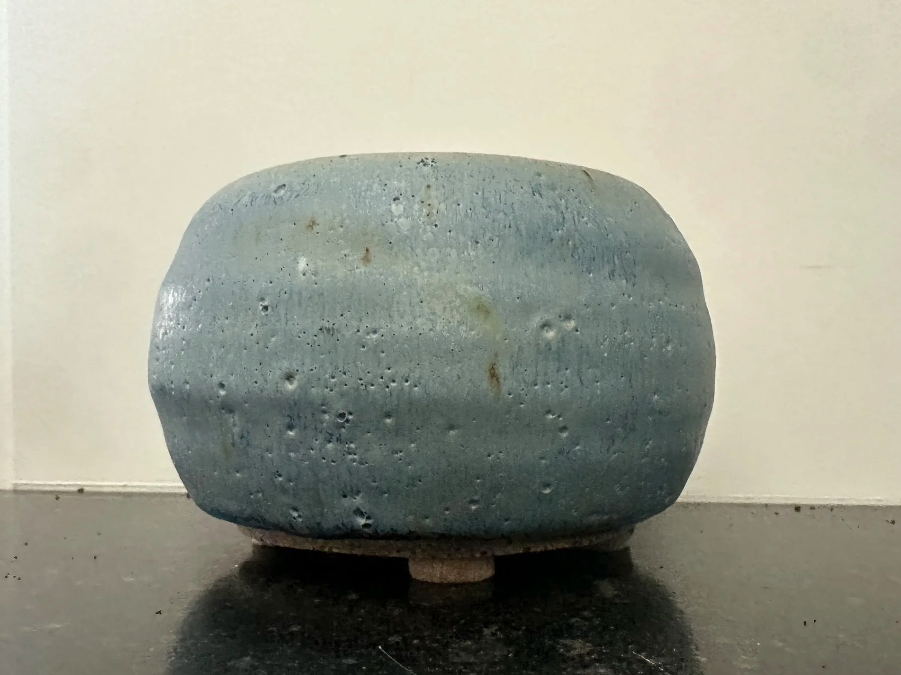 Small Round blue vessel 