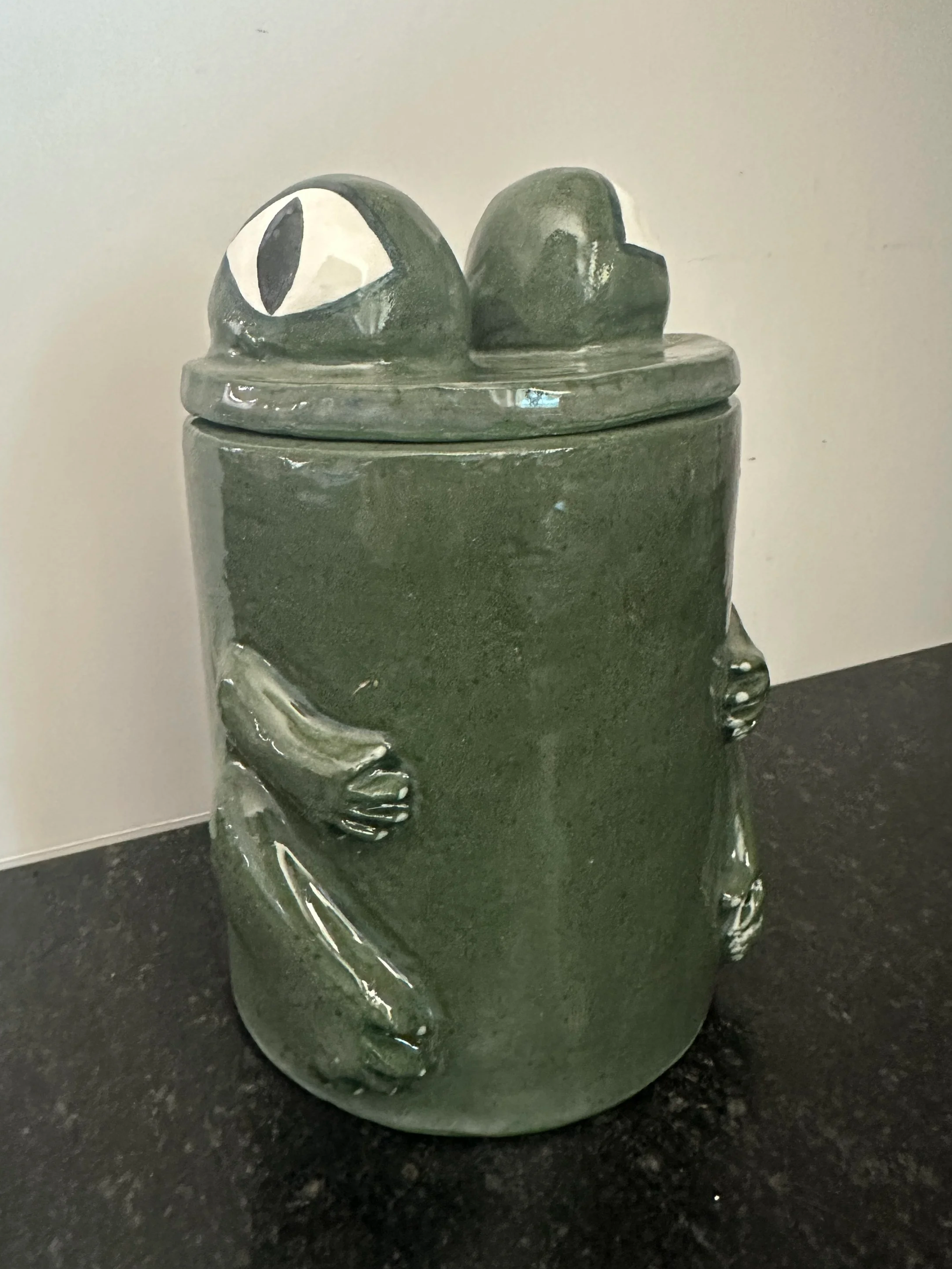 Frog Cookie Jar
