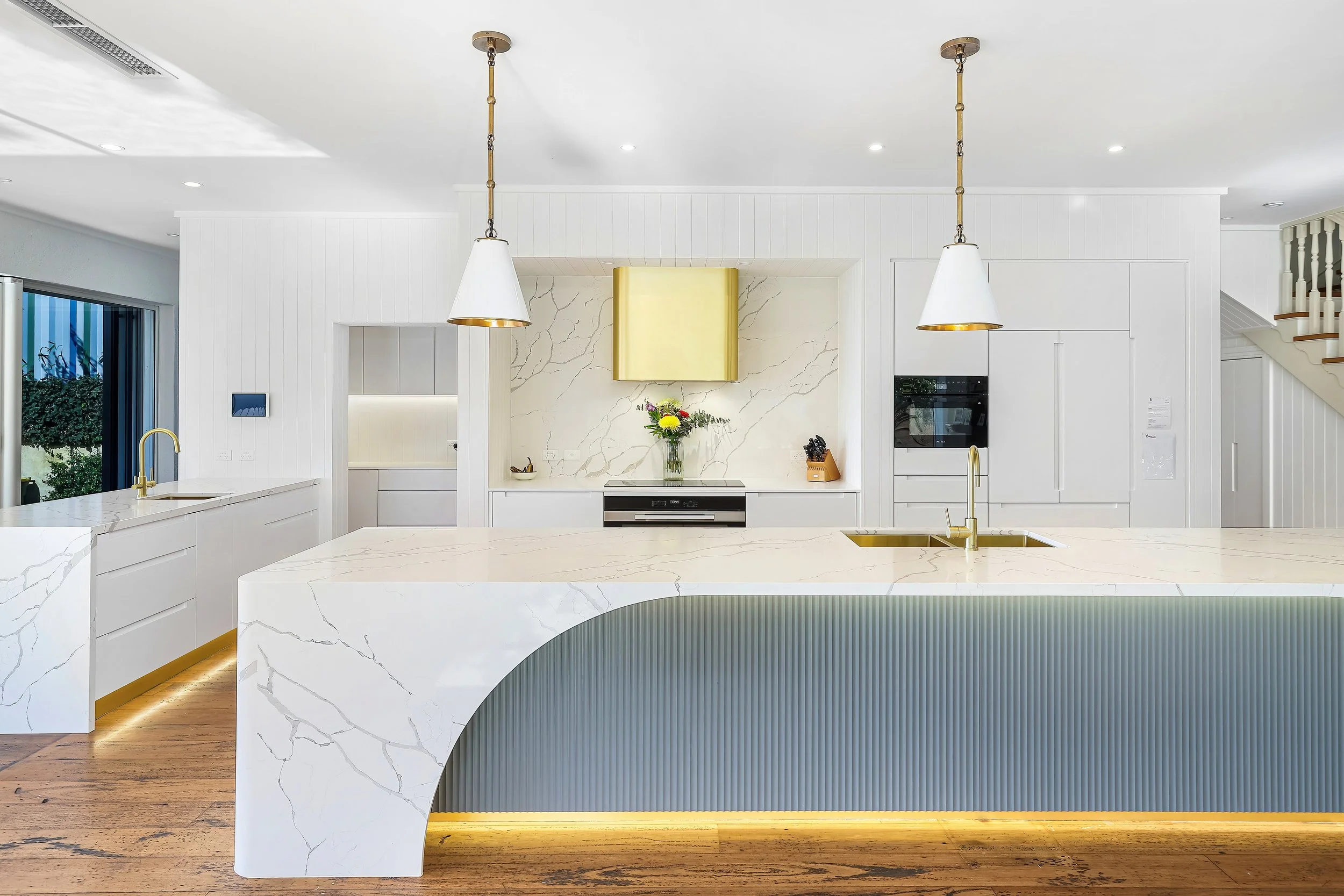 Contemporary style kitchen renovation by Think Kitchens in Burleigh Heads Gold Coast