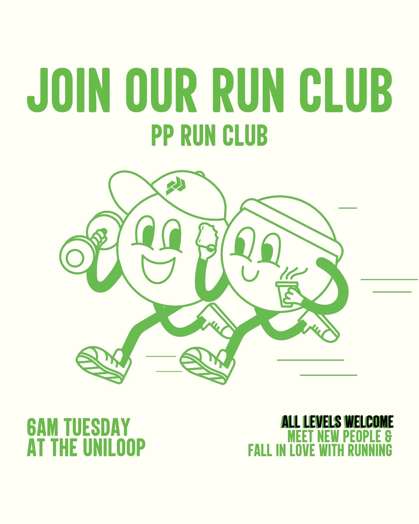 The perfect post-Easter workout π£
Every Tuesday, 6am at the UniLoop.
Everyone welcome, always βοΈ