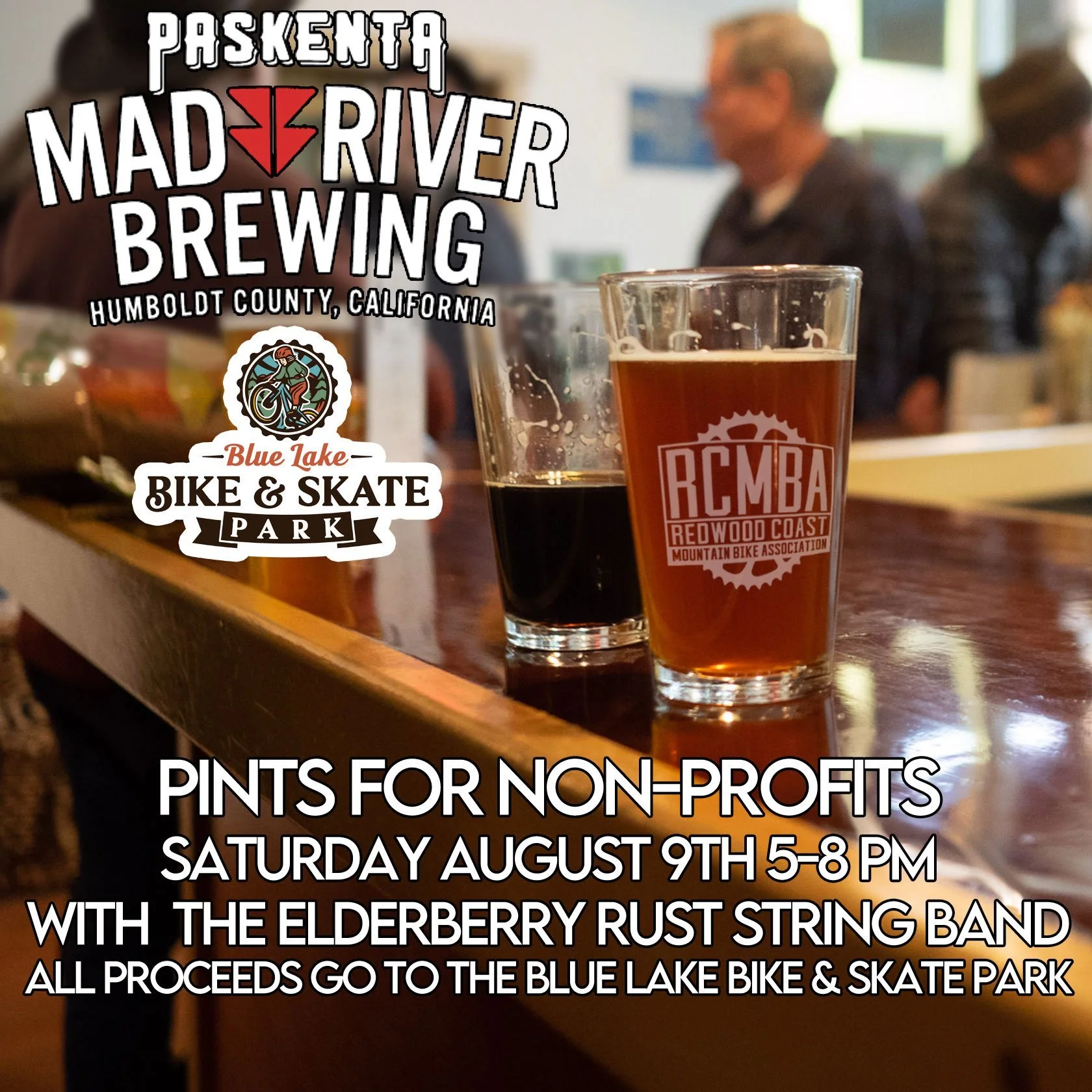 Mad River Brewery Pints for Non-Profits