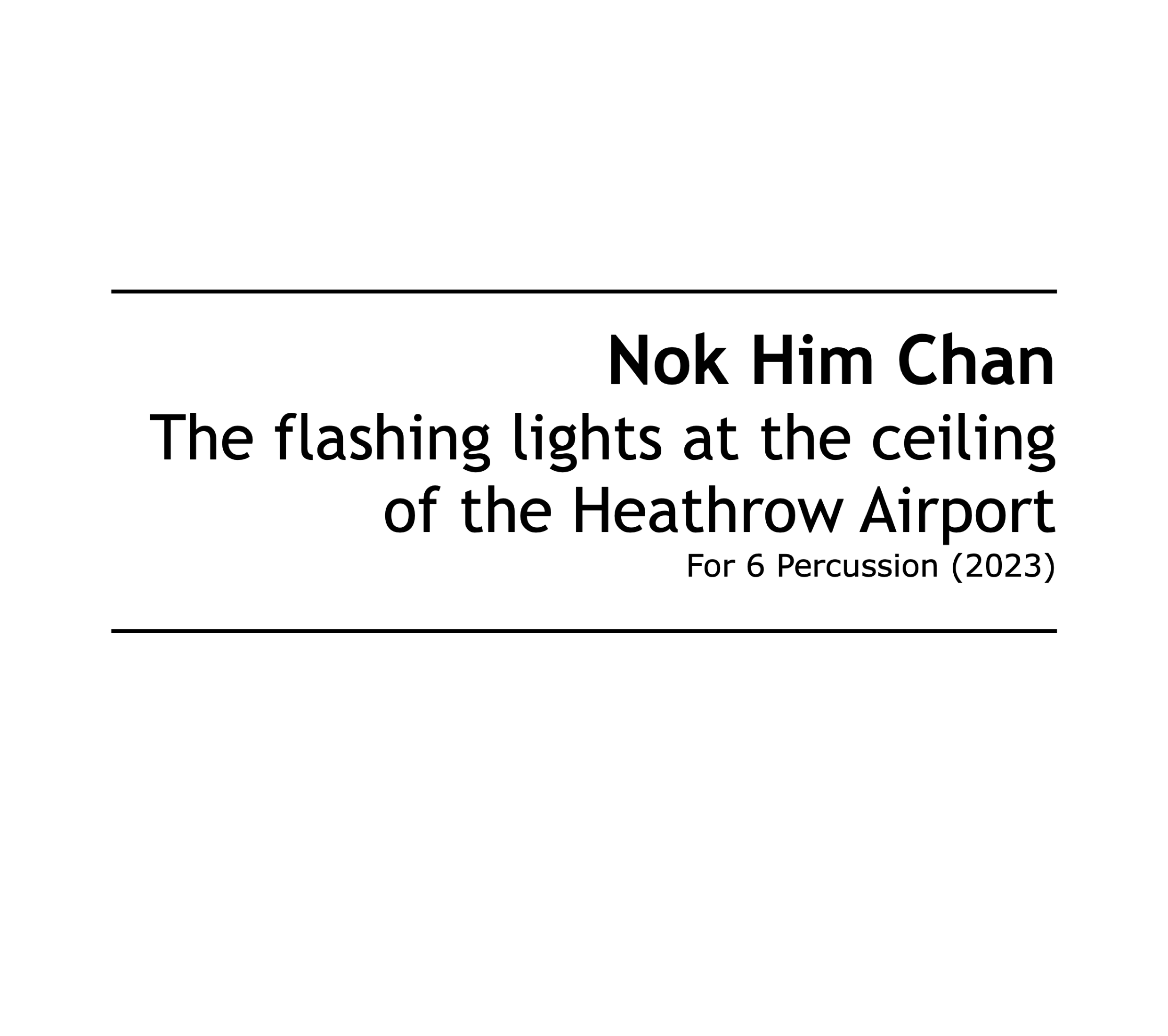 The flashing lights at the ceiling of the Heathrow Airport (2023)